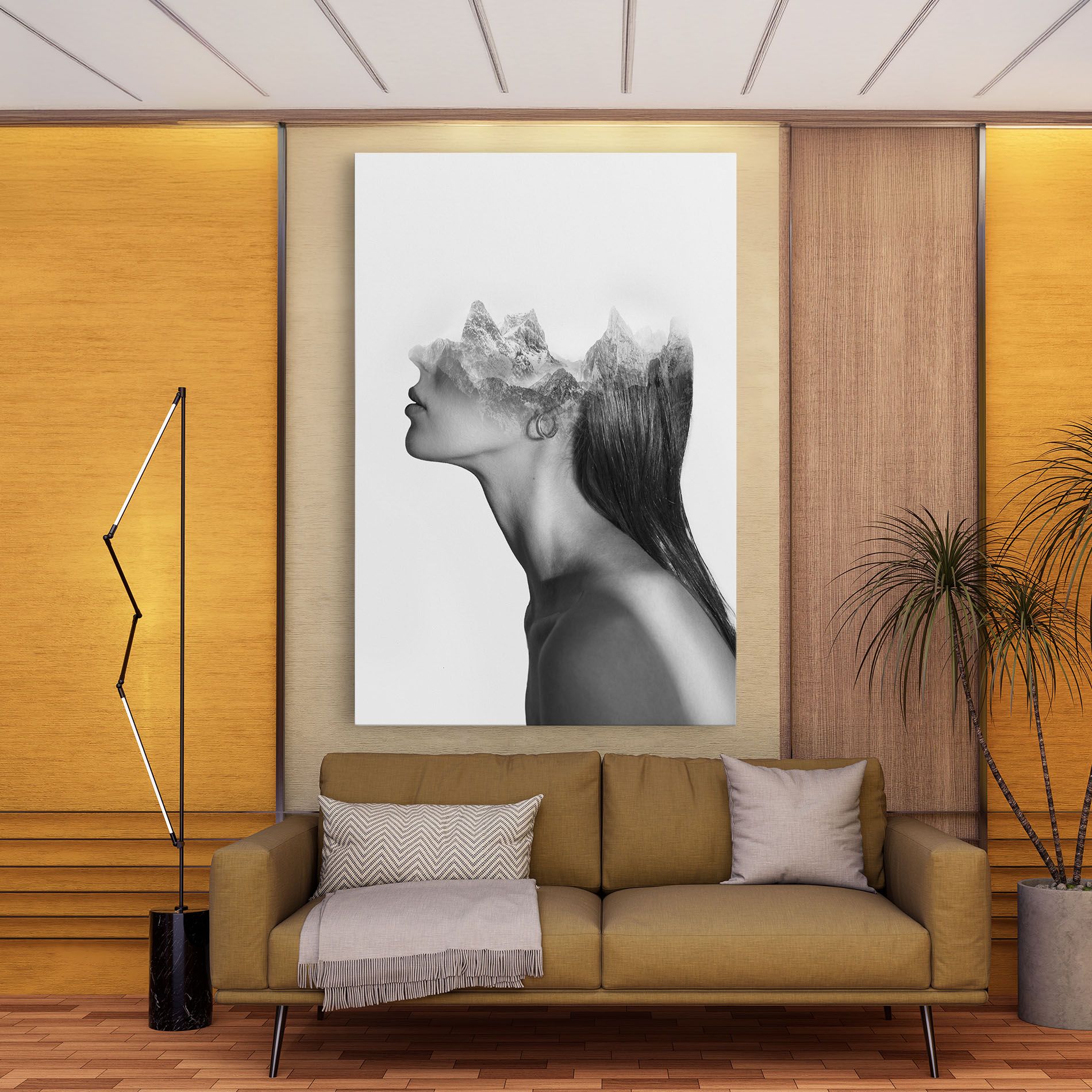 Woman Mountains View mockup 9