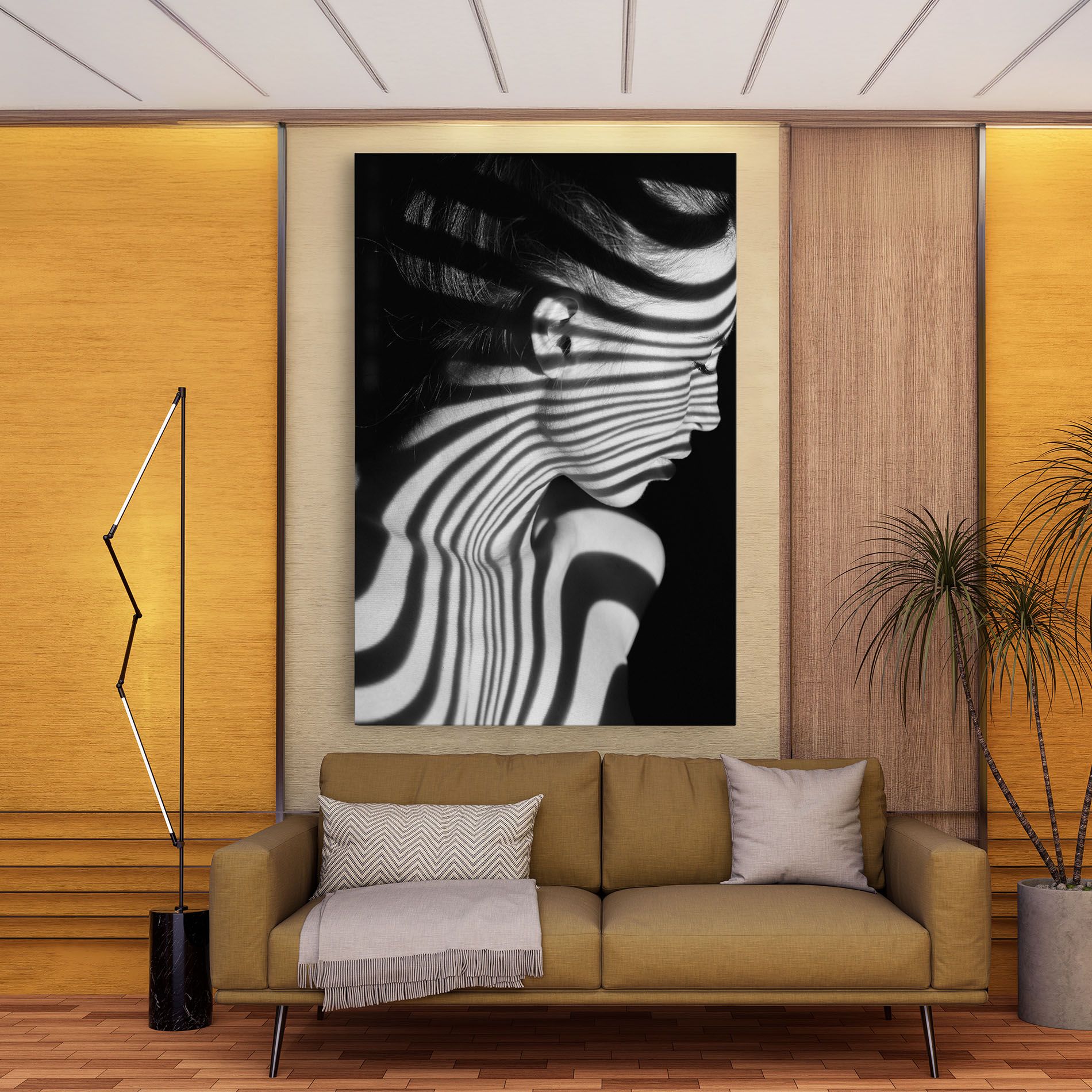 Zebra Stripes Woman mockup 9
