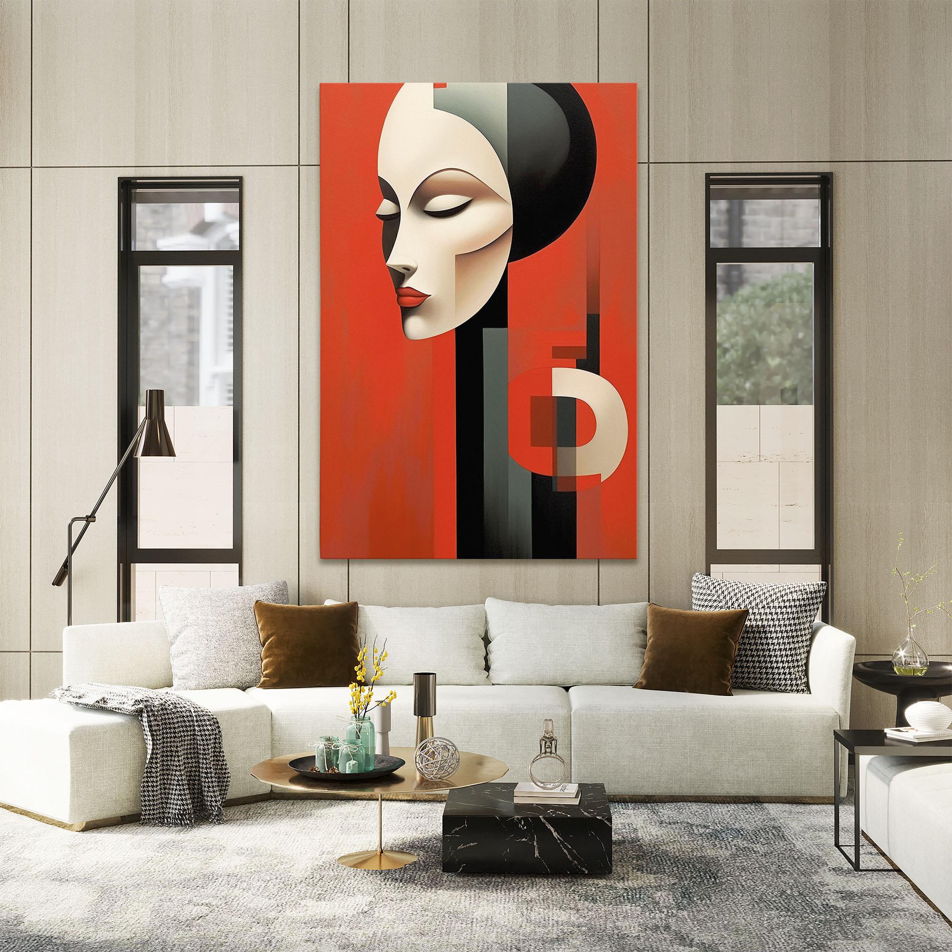 Leinwandbild Art Russian Revolution mockup 2