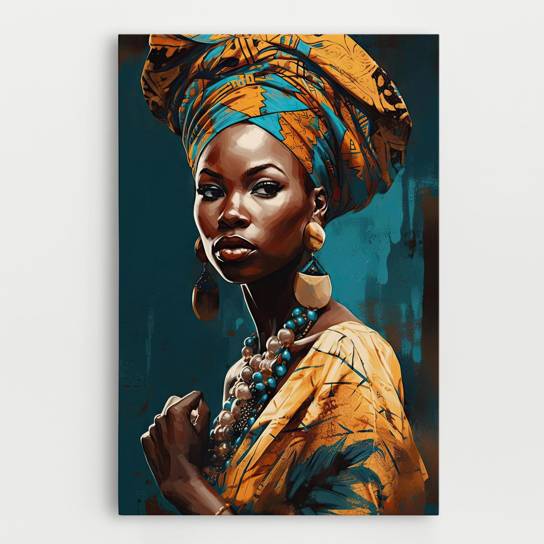 Leinwandbild Azure Chic Woman mockup 0