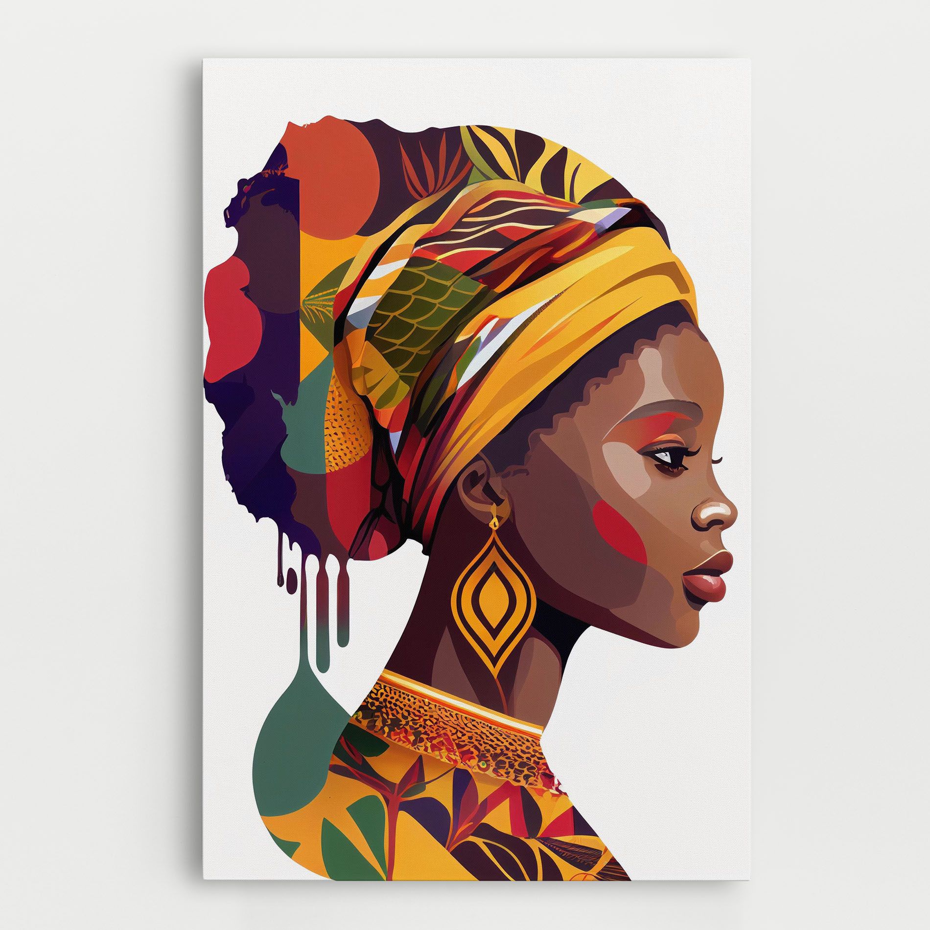 Colorful African mockup 0