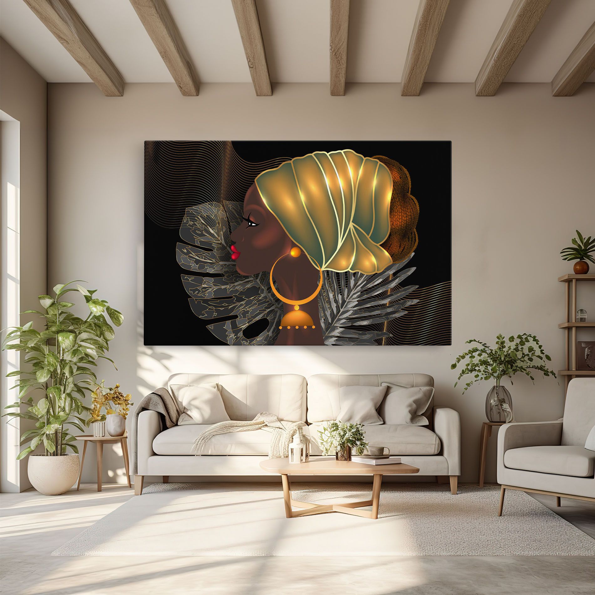 African Gold Leaf mockup 6