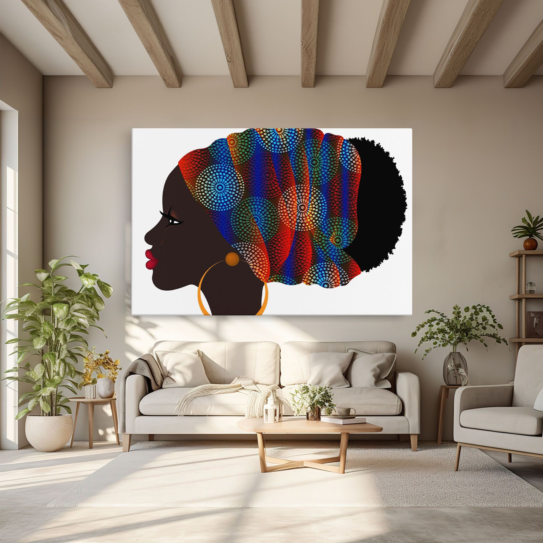 Afro Hairstyle mockup 6