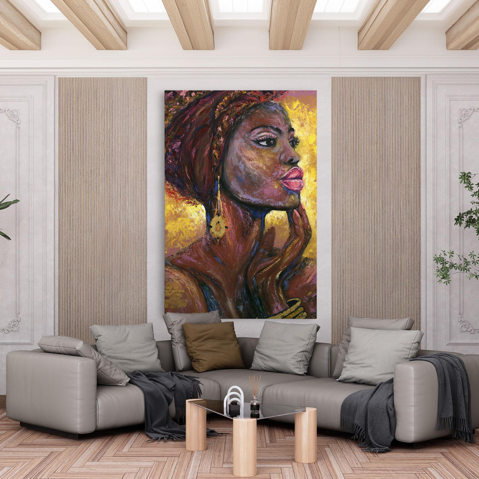 Leinwandbild African Women mockup 6