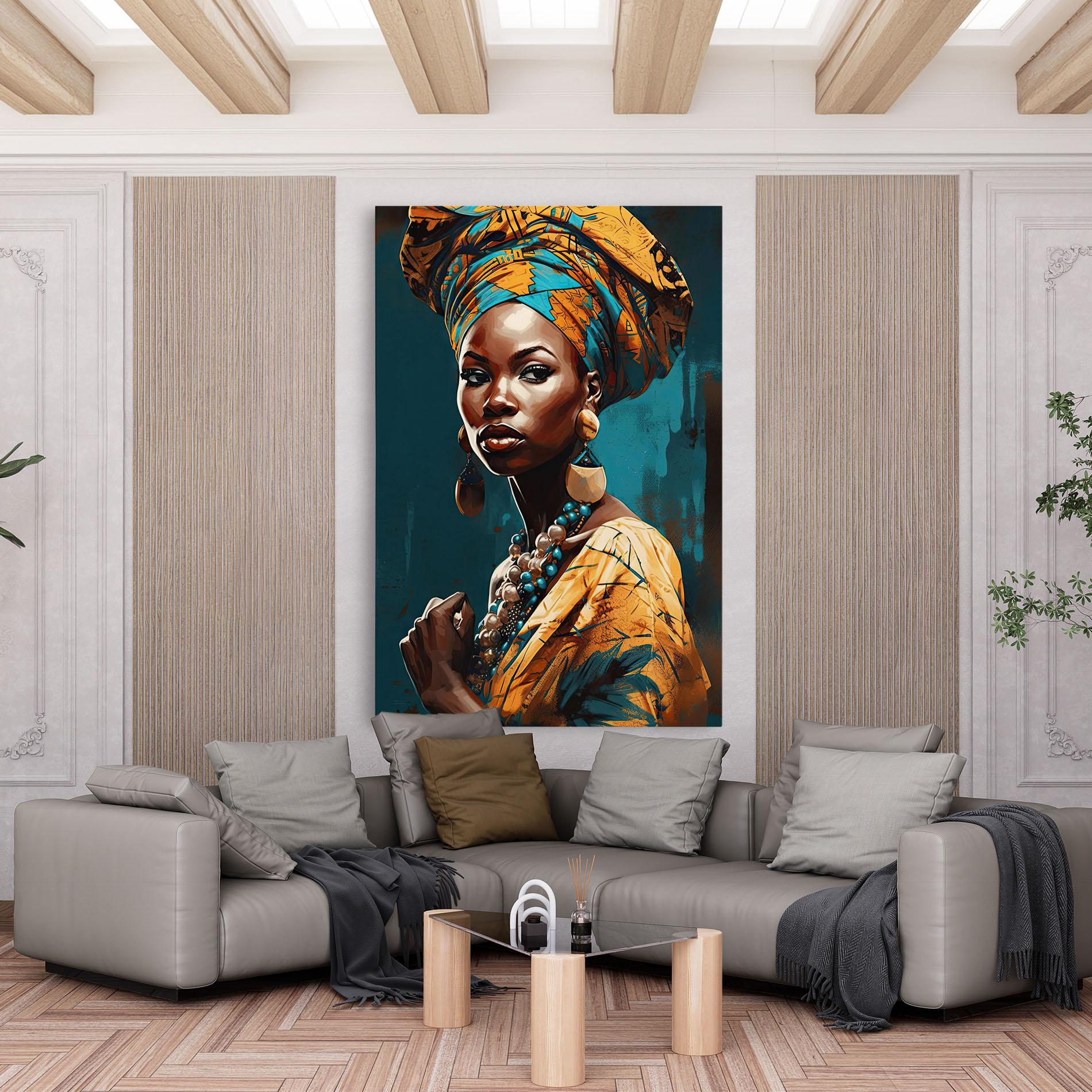 Leinwandbild Azure Chic Woman mockup 6