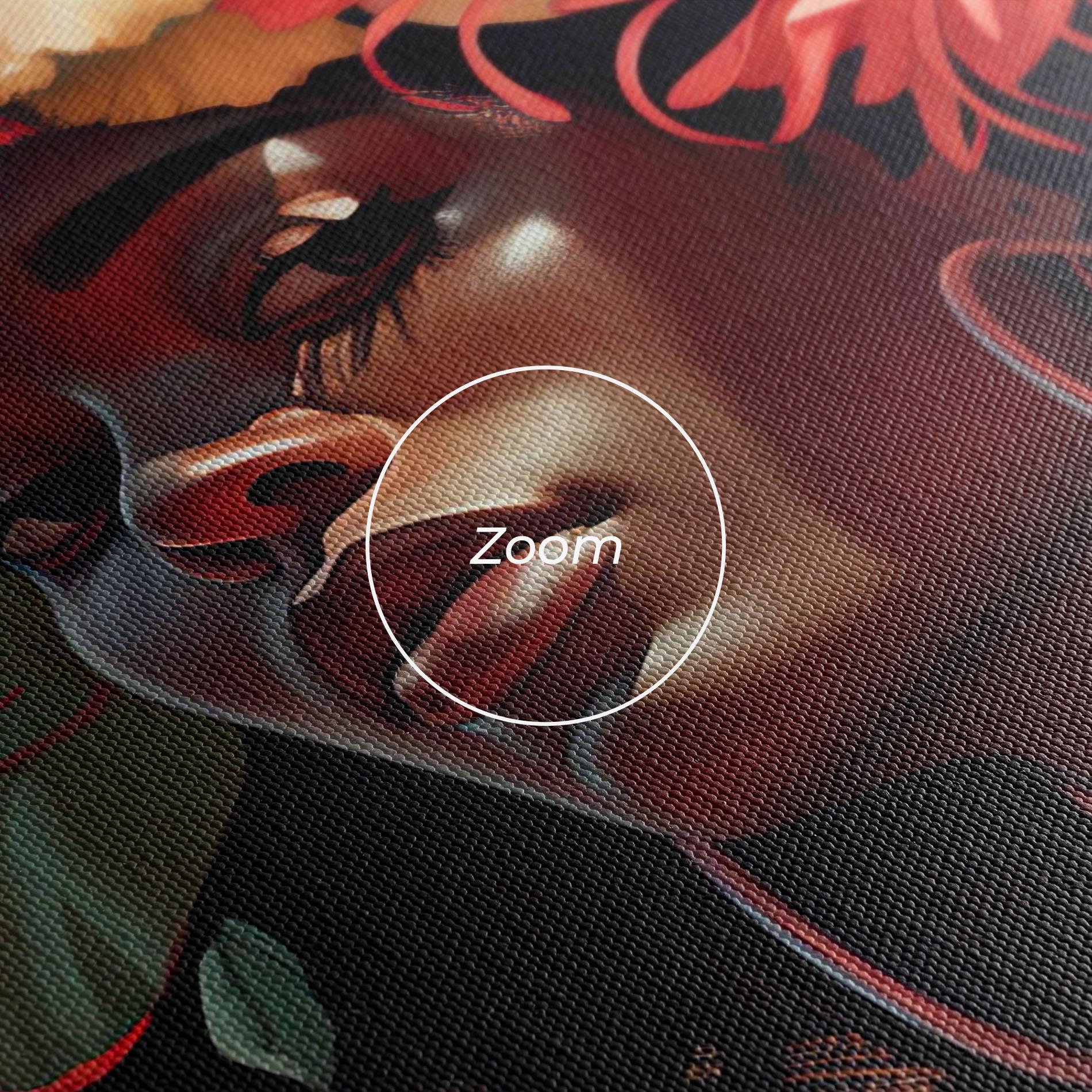 Leinwandbild African Flower Woman mockup 3