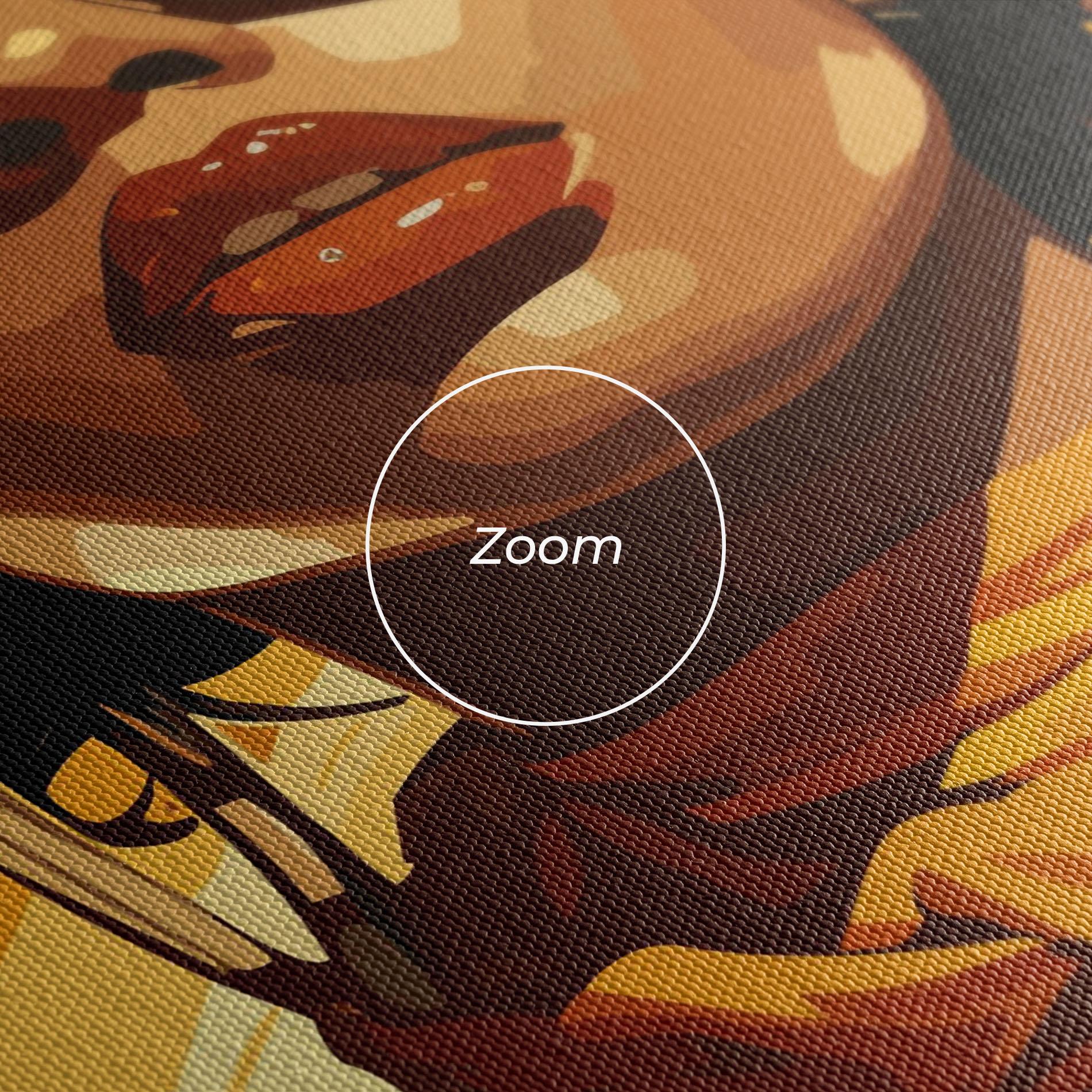 Leinwandbild African Yellow Woman mockup 3