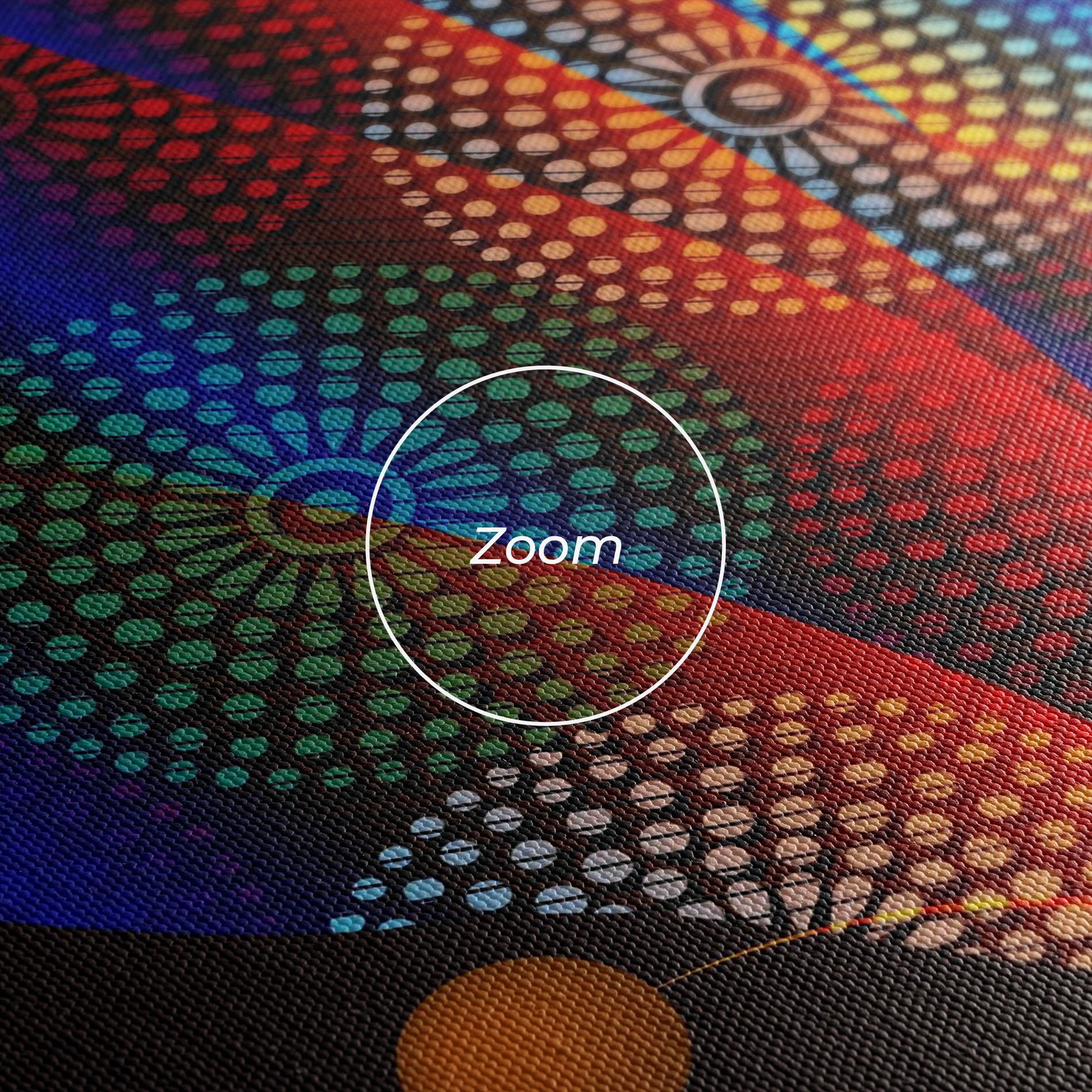 Leinwandbild Afro Hairstyle mockup 3