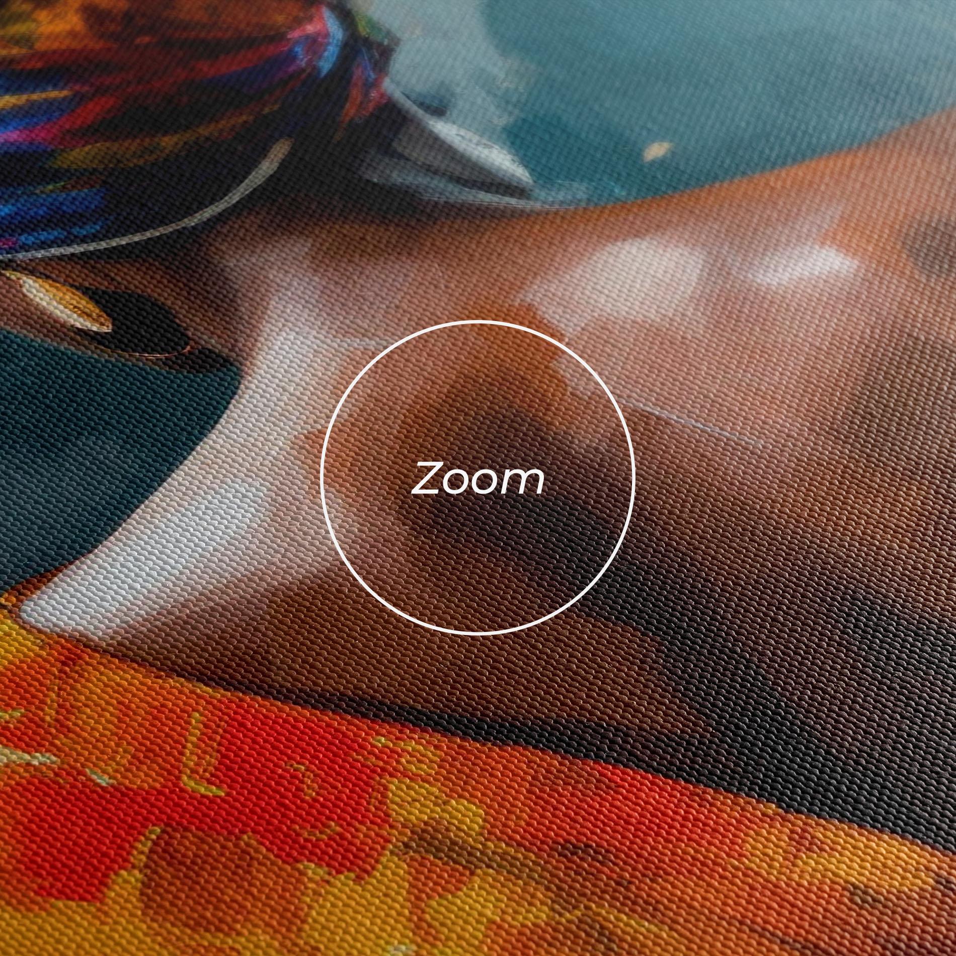 Leinwandbild Colorful Turban Woman mockup 3