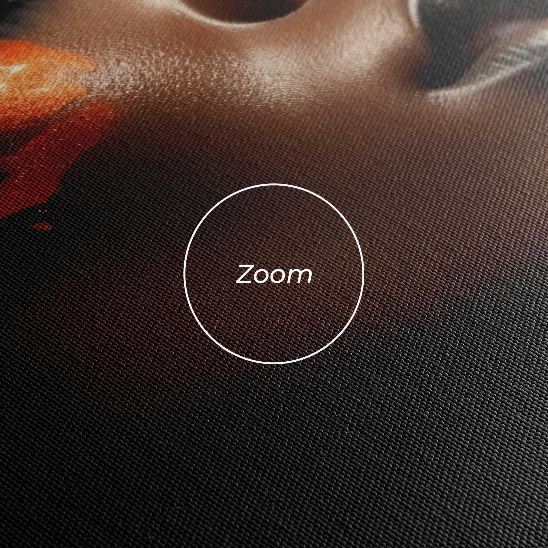 Leinwandbild Orange Makeup Woman mockup 3