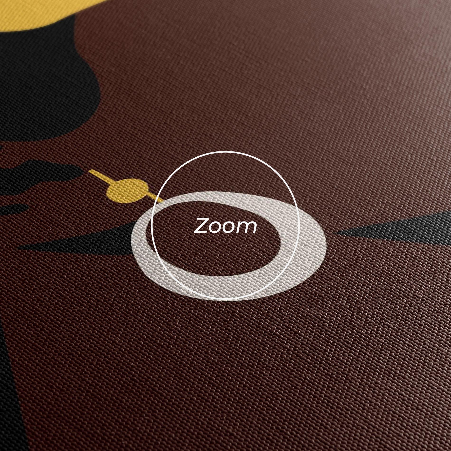 Leinwandbild Yellow Leaf Africa mockup 3