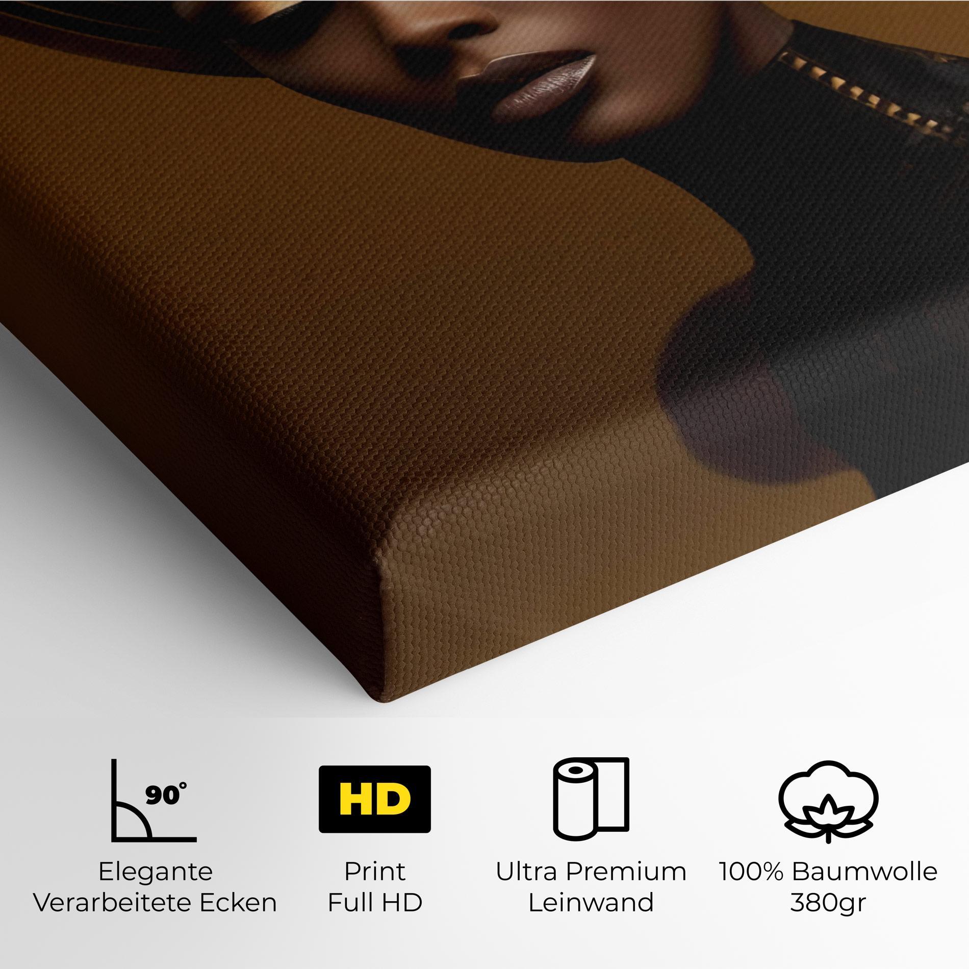 Leinwandbild African Abstract Art mockup 4