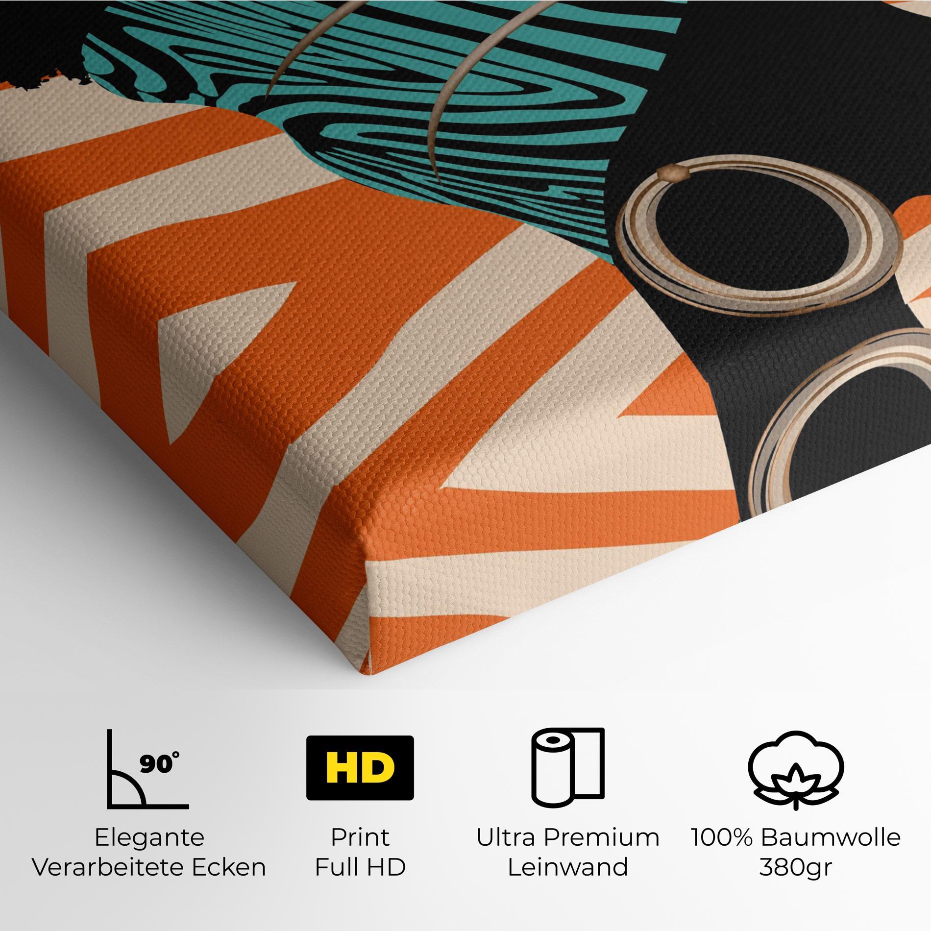Leinwandbild African Bandana mockup 4
