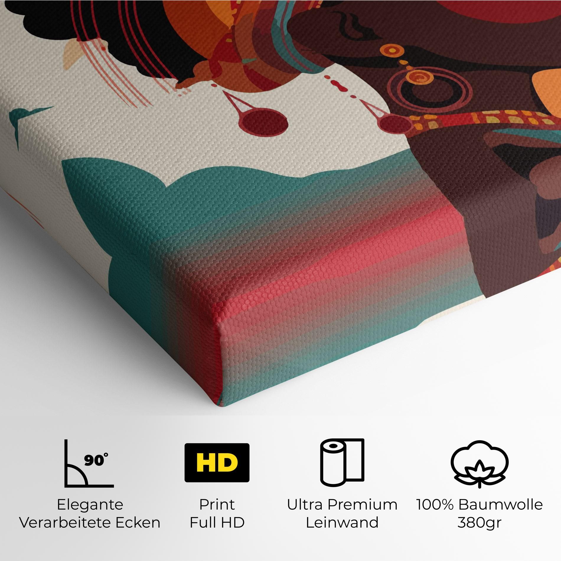 African Lady Art mockup 4