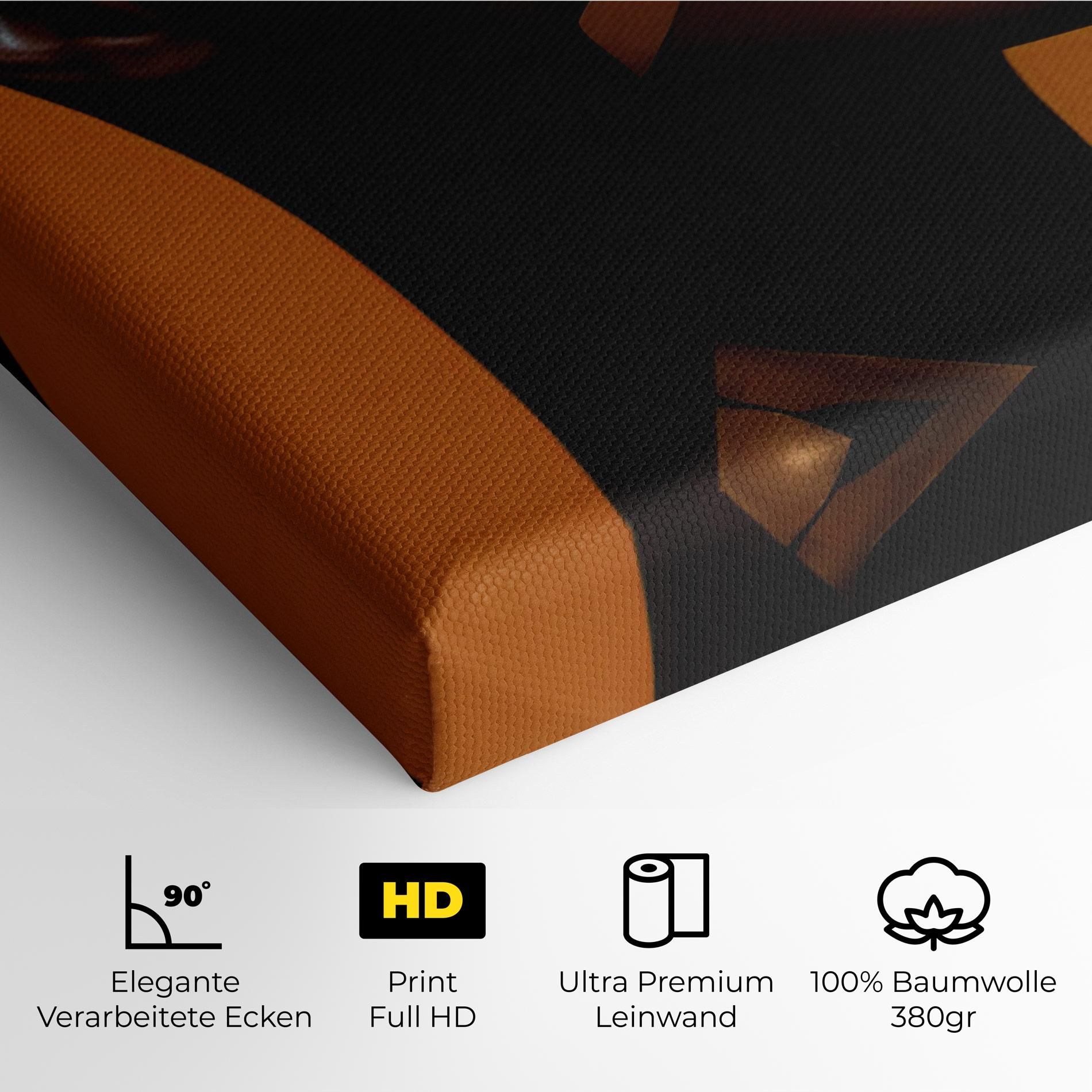 African Woman On Orange mockup 4