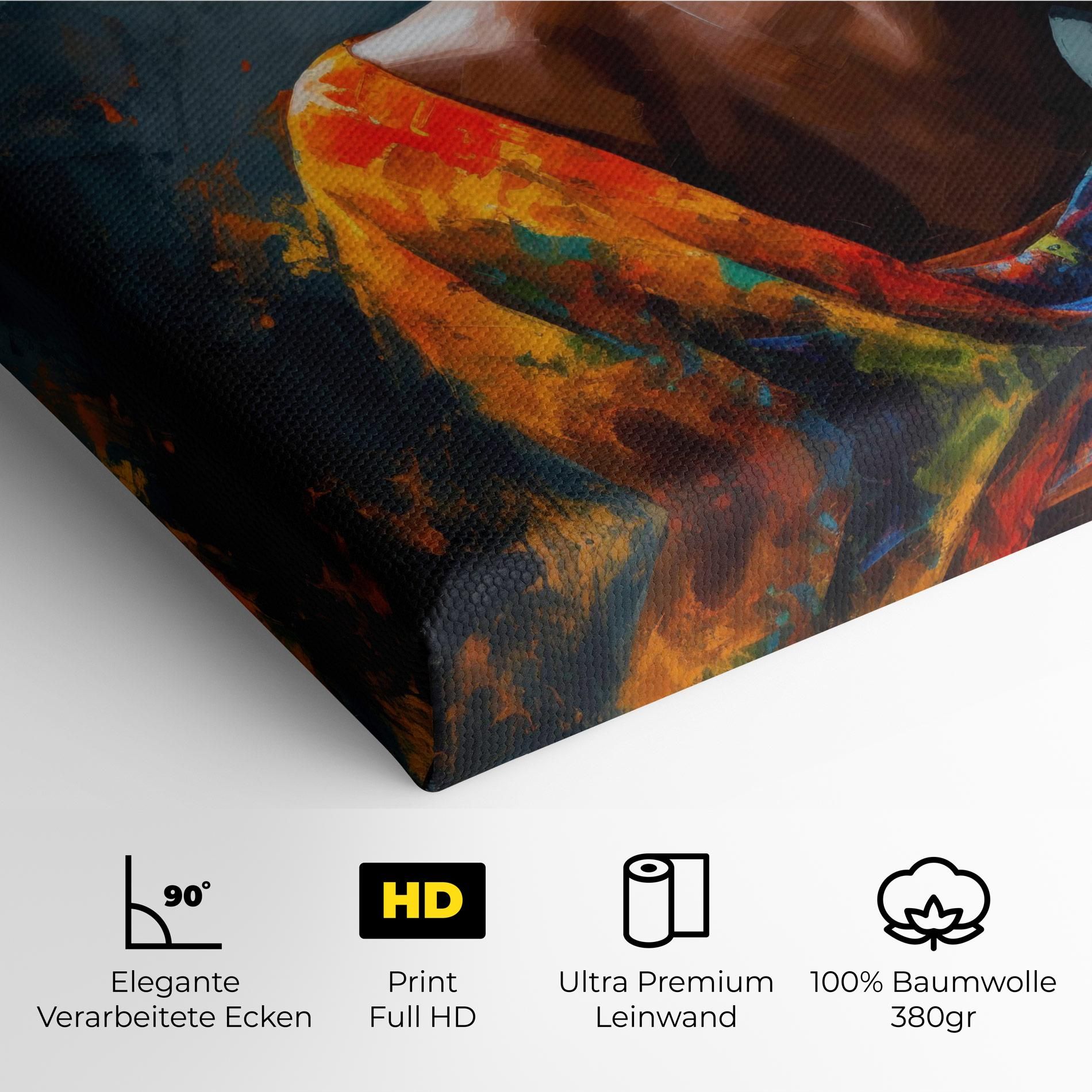 Colorful Turban Woman mockup 4