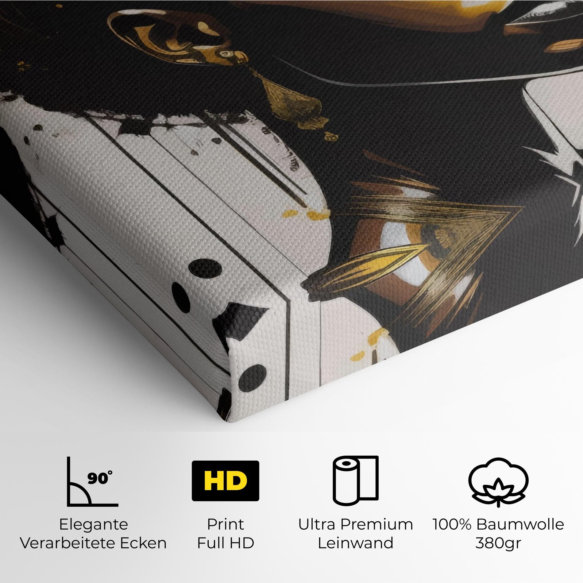 Gold African Woman mockup 4