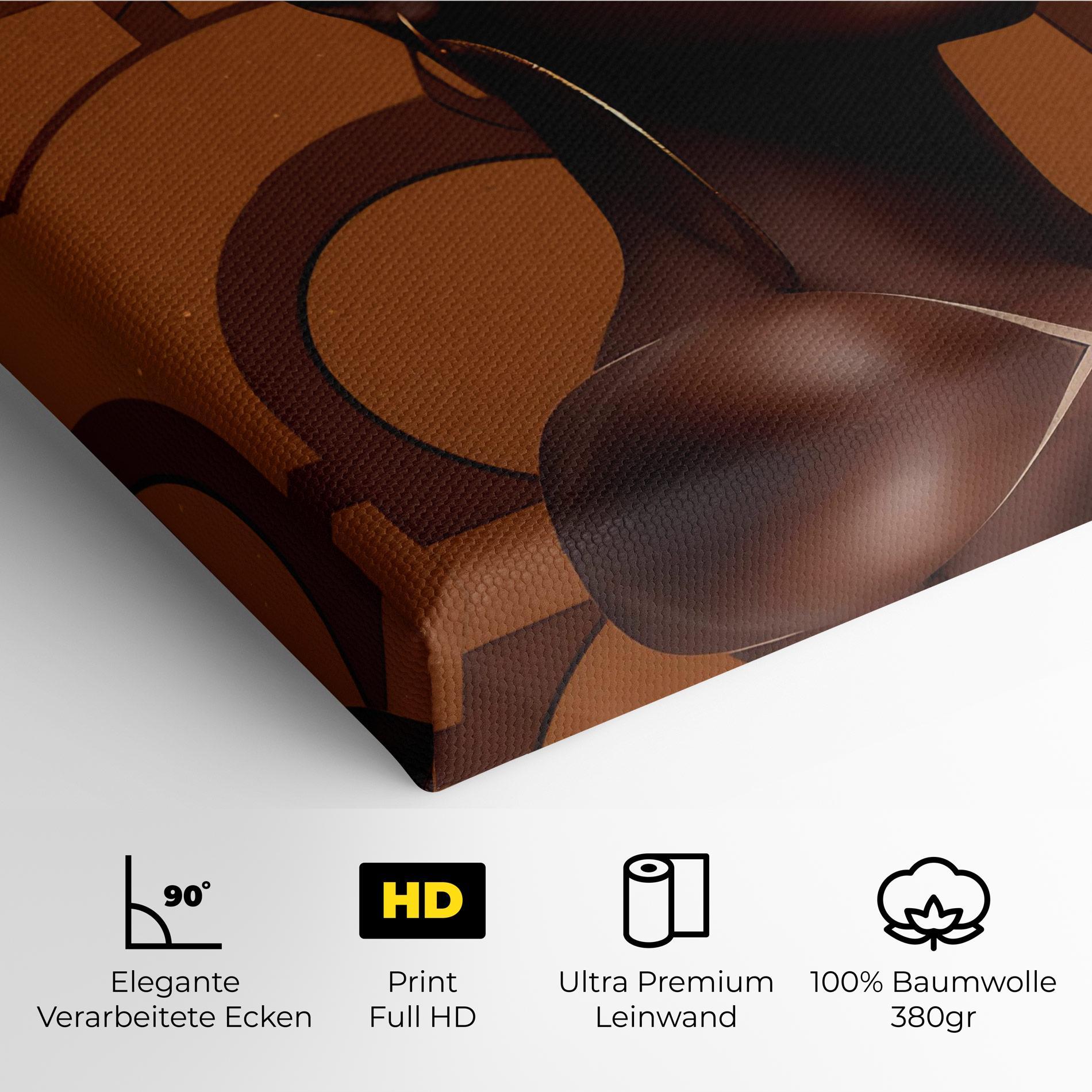 Leinwandbild Interesting African Makeup mockup 4