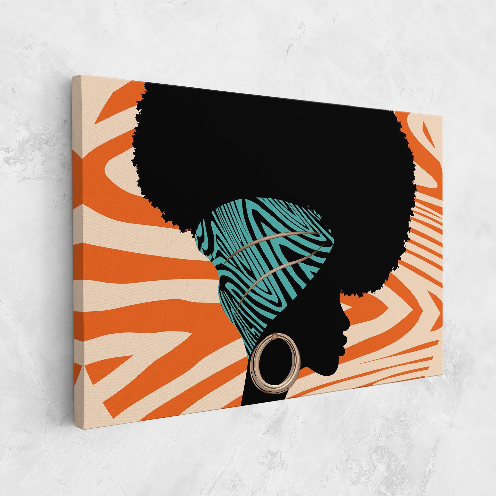 African Bandana mockup 1