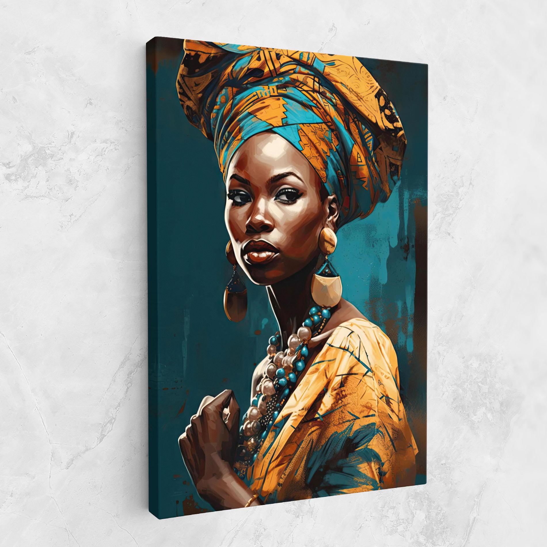 Leinwandbild Azure Chic Woman mockup 1