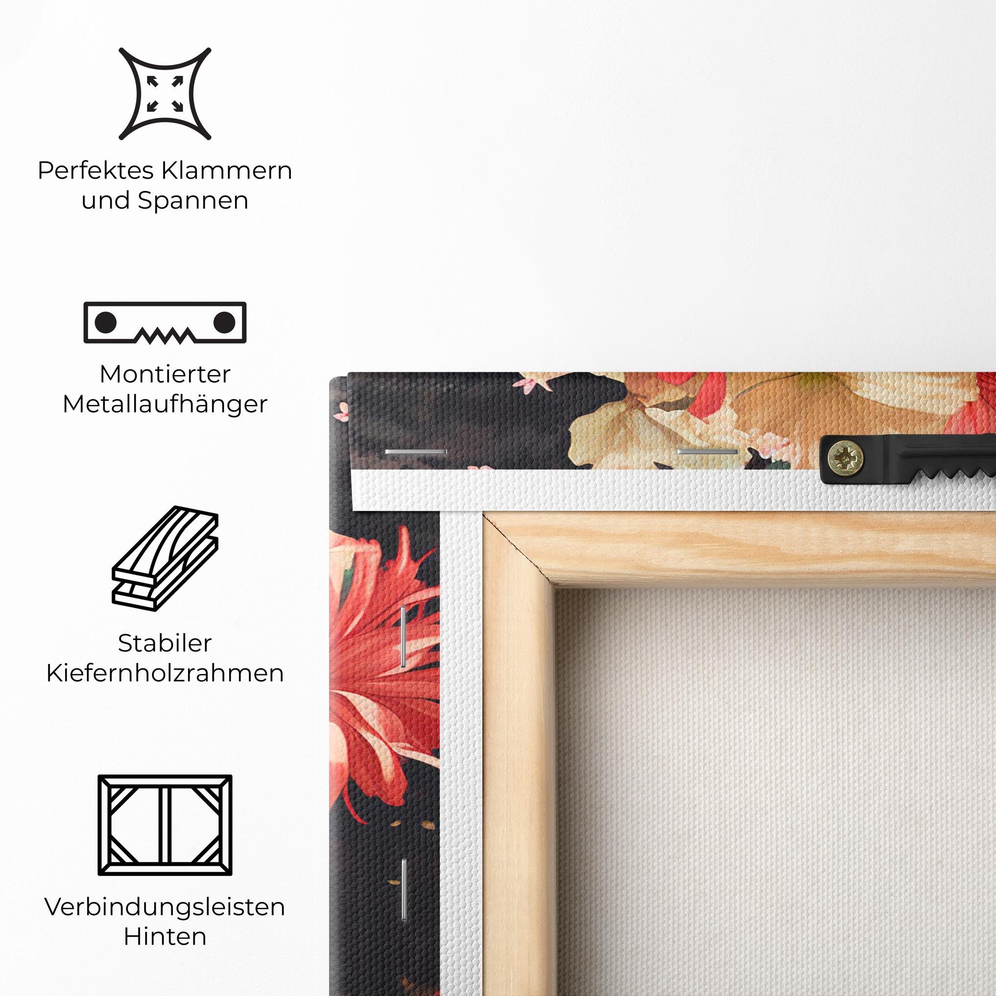 Leinwandbild African Flower Woman mockup 5