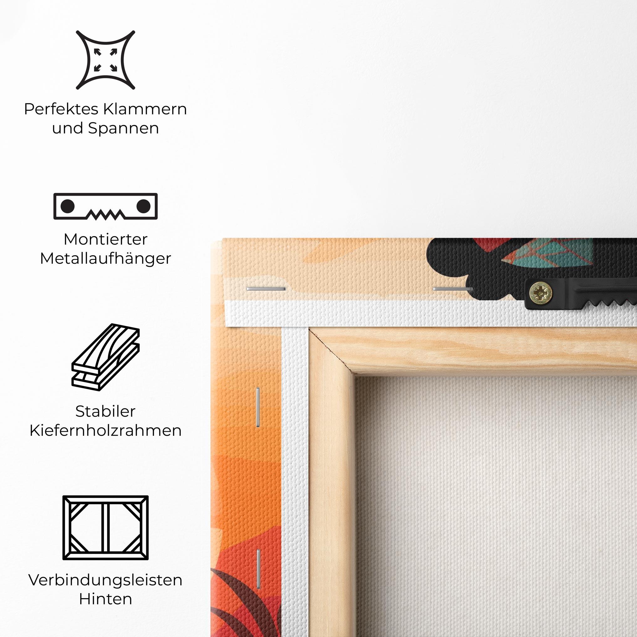 Leinwandbild African Lady Art mockup 5