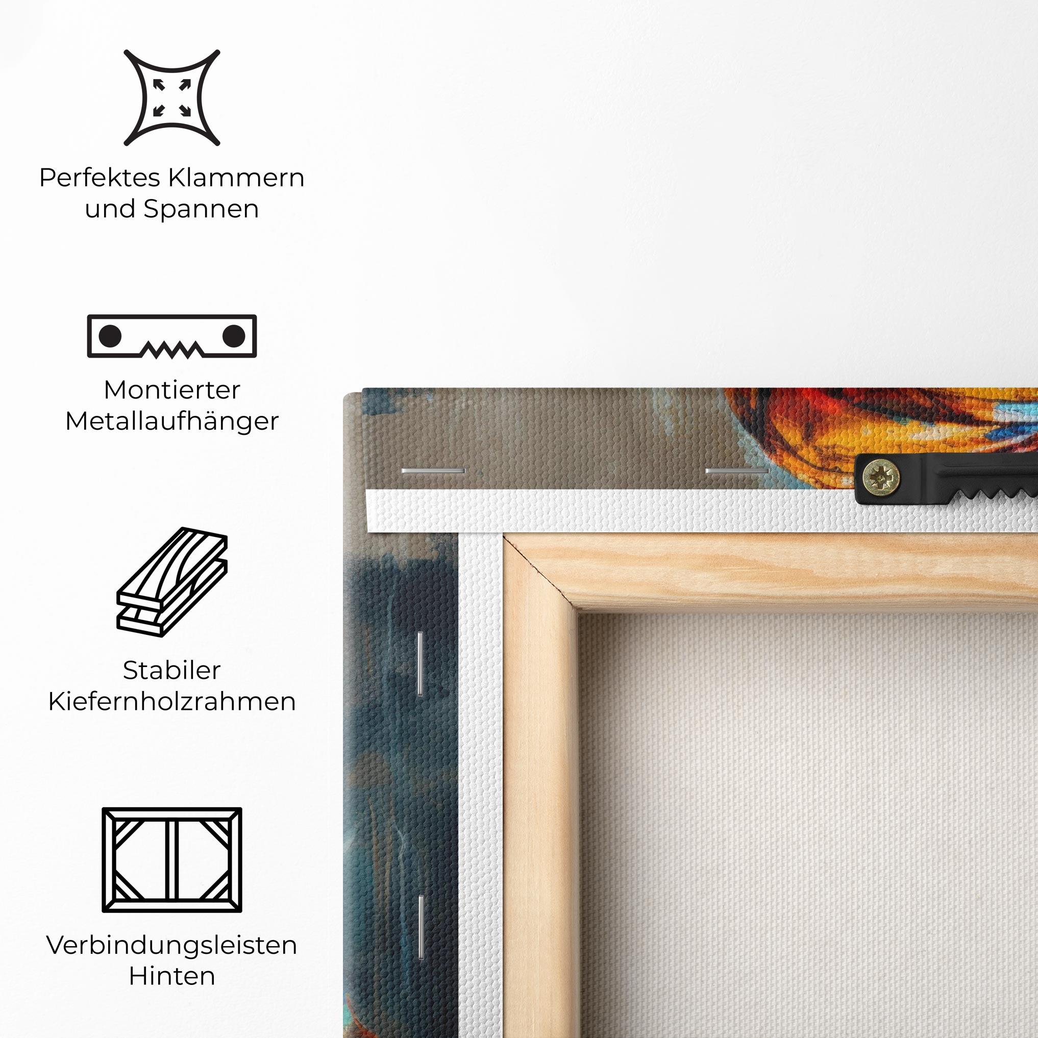 Leinwandbild Colorful Turban Woman mockup 5