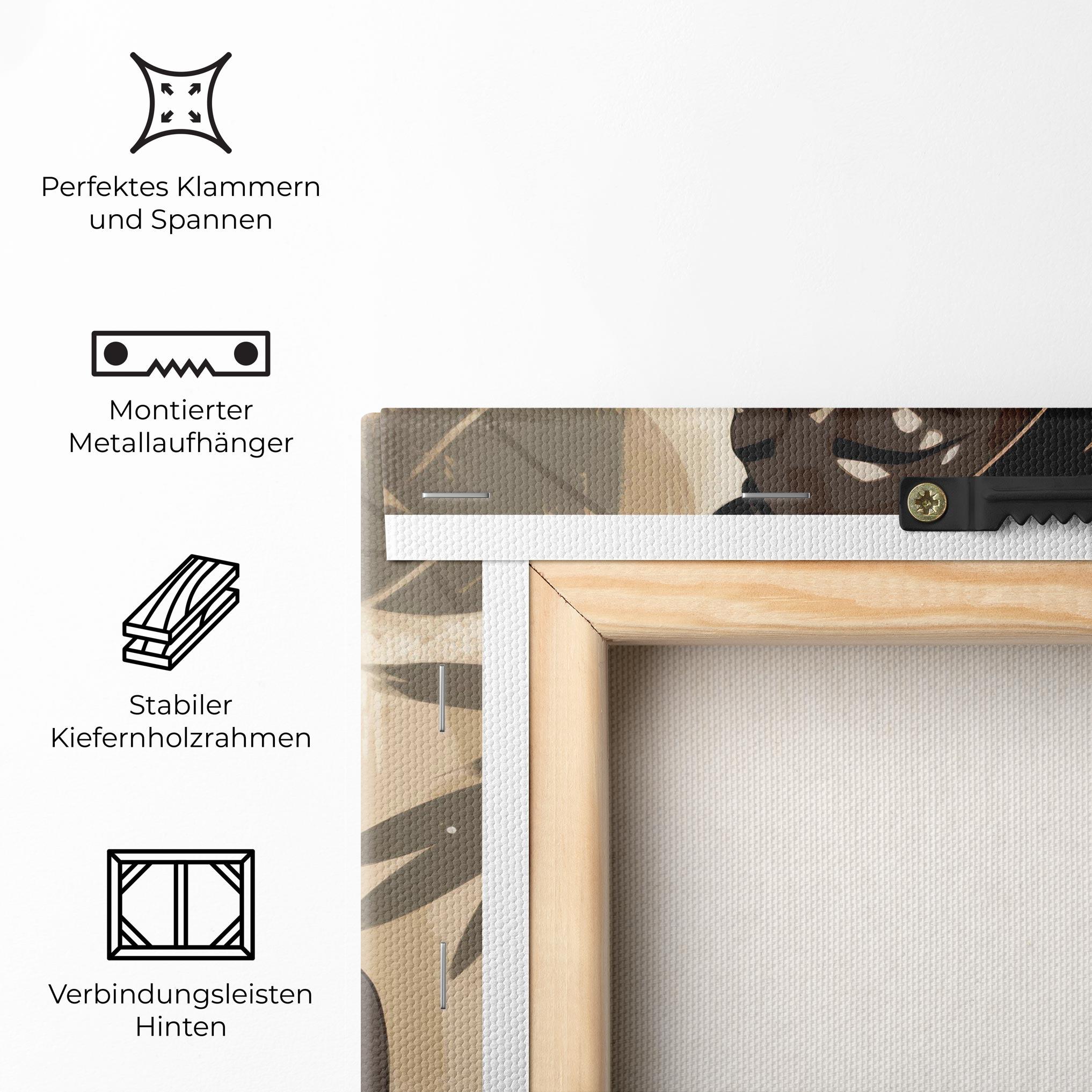 Leinwandbild Wearing Necklace Graphic mockup 5