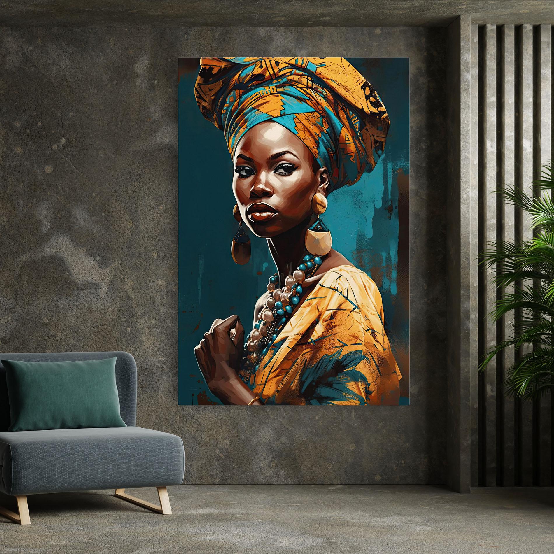 Leinwandbild Azure Chic Woman mockup 7