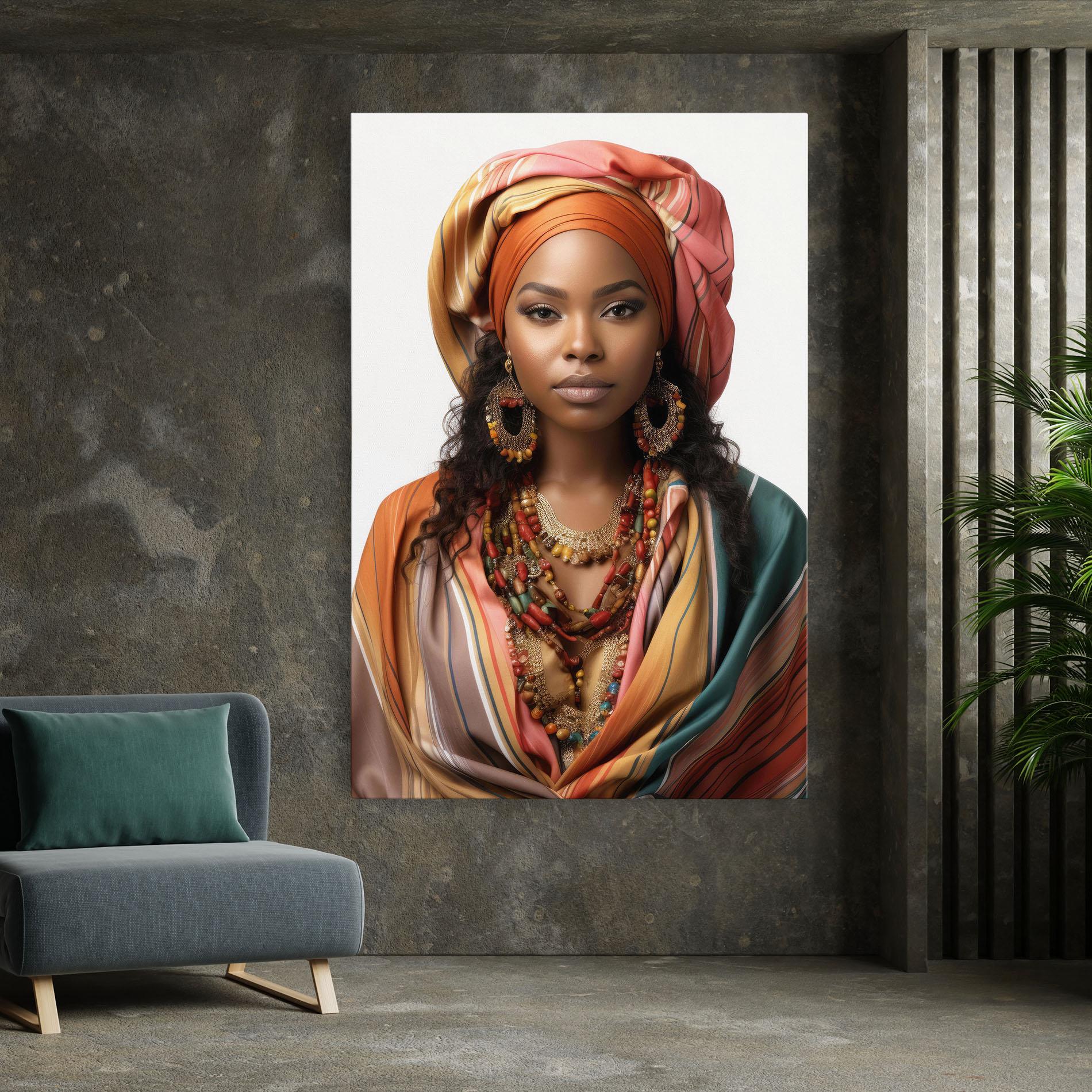 Leinwandbild East African Woman mockup 7