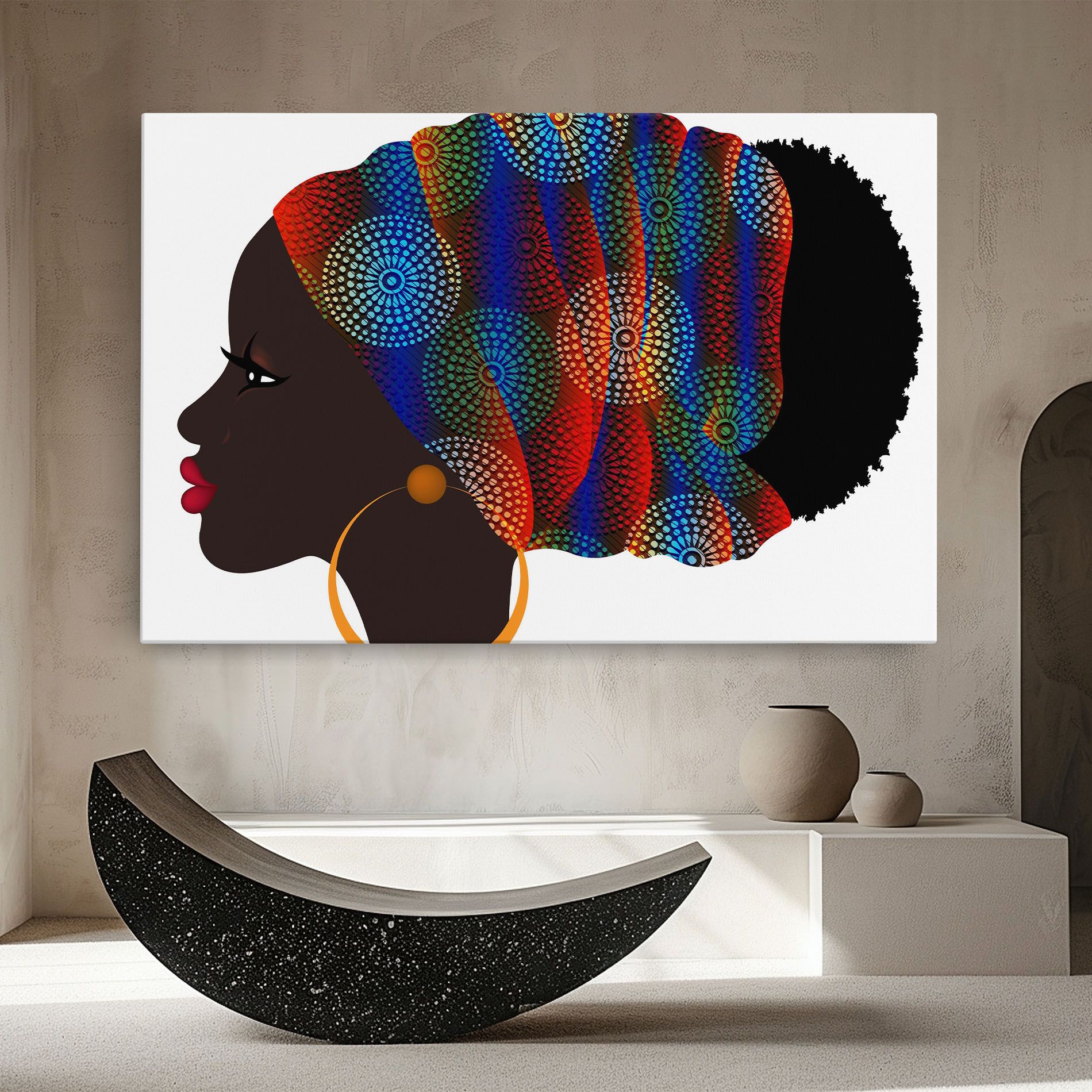 Afro Hairstyle mockup 8