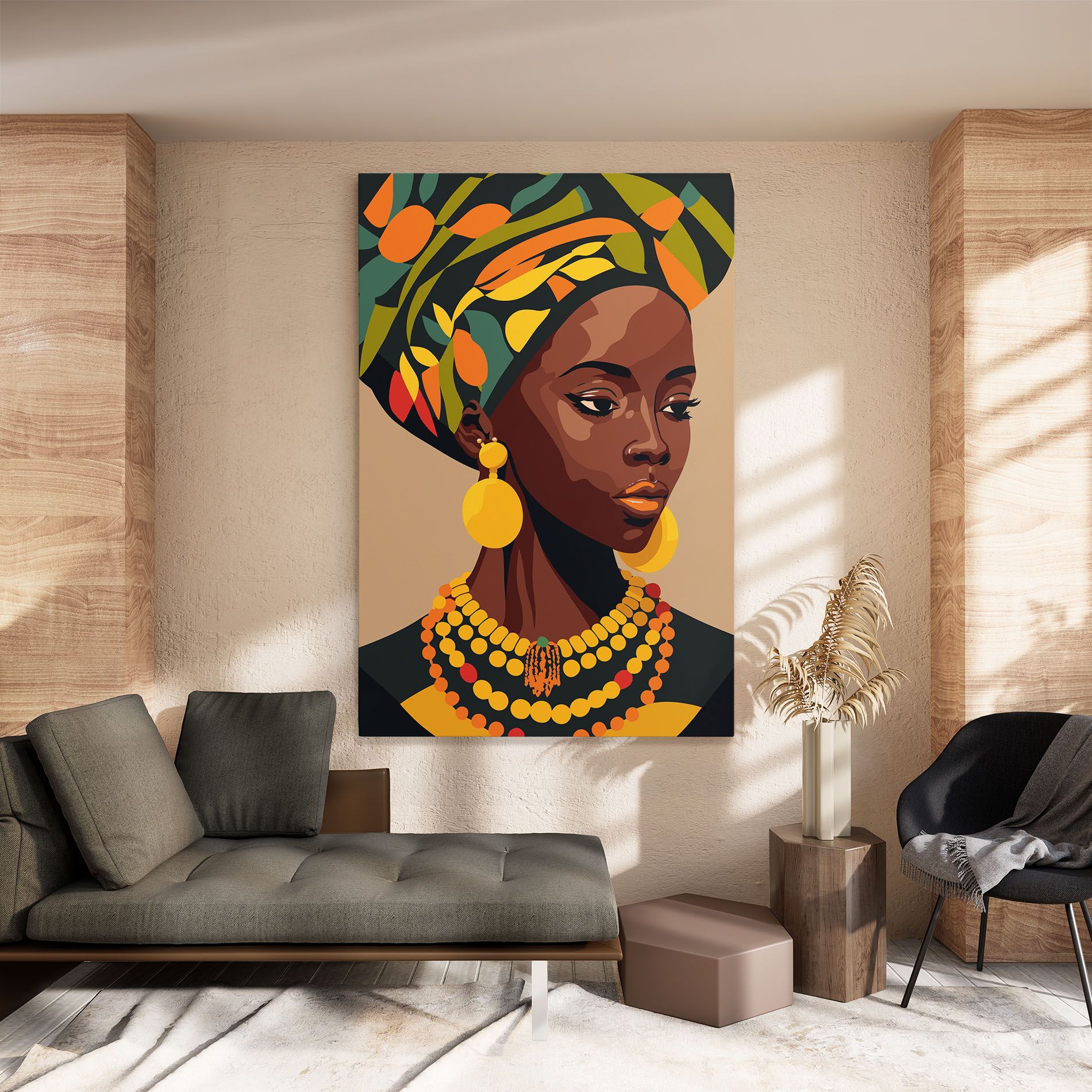 African Earrings mockup 8