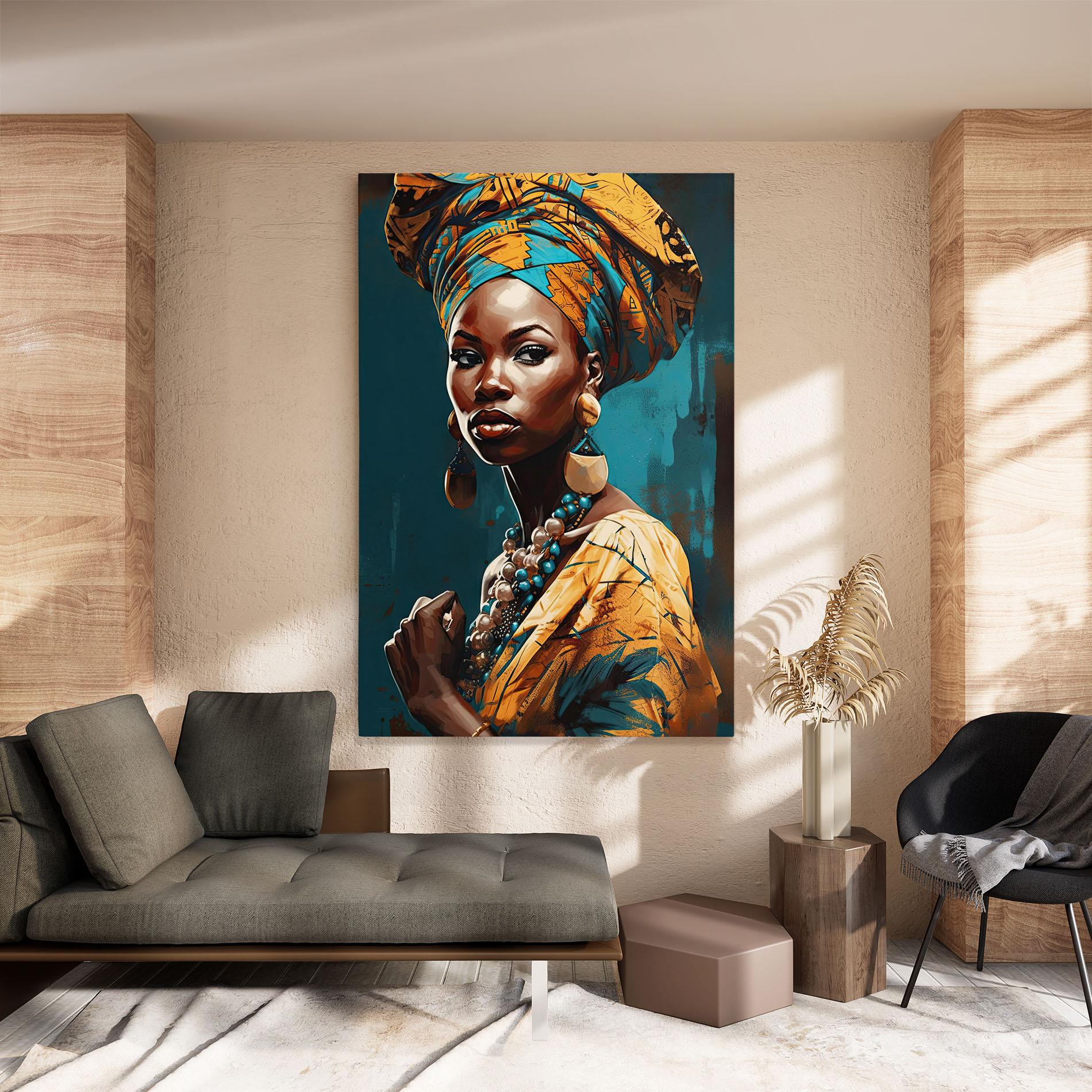 Leinwandbild Azure Chic Woman mockup 8