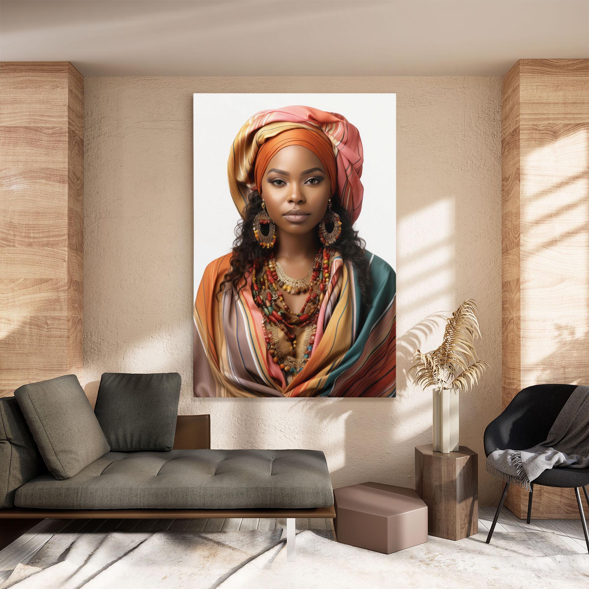 Leinwandbild East African Woman mockup 8