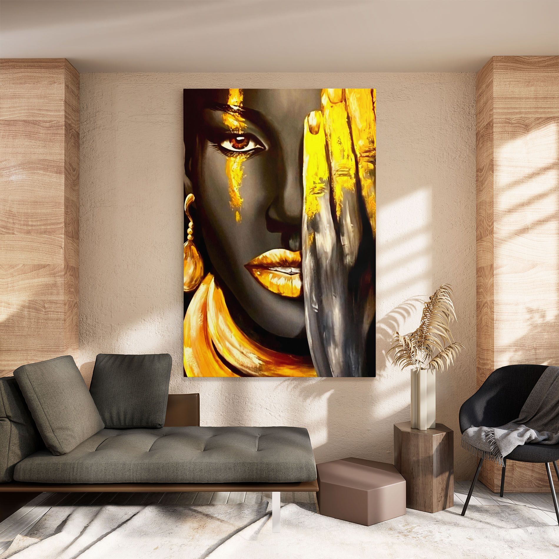 Golden African Women mockup 8