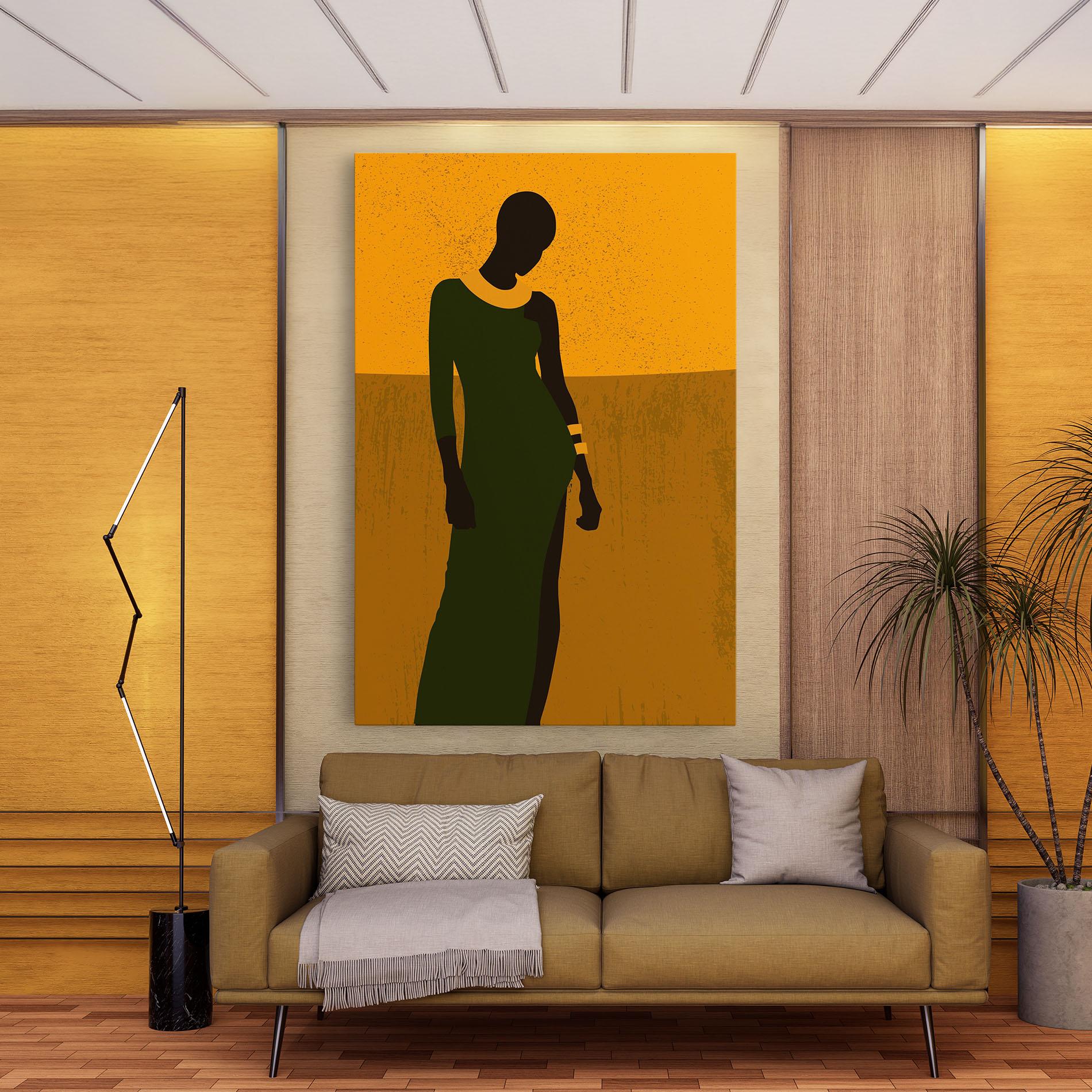 Leinwandbild African Dress mockup 9