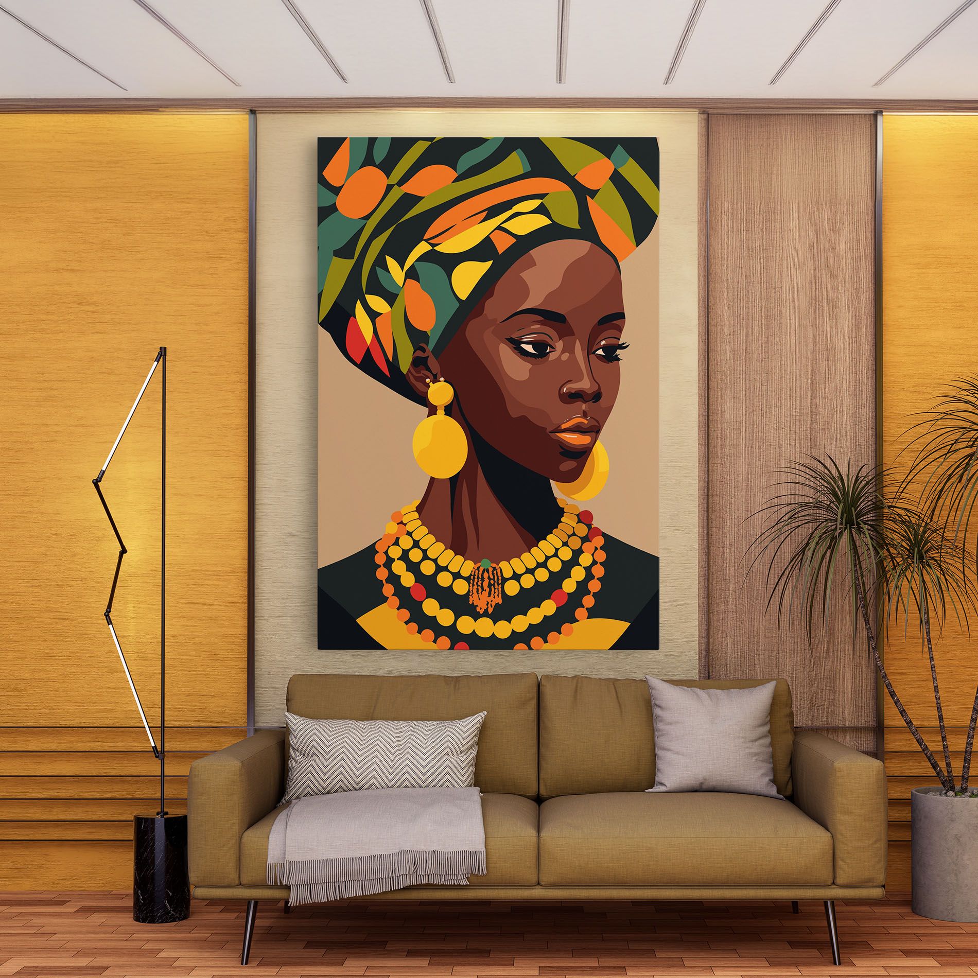 African Earrings mockup 9