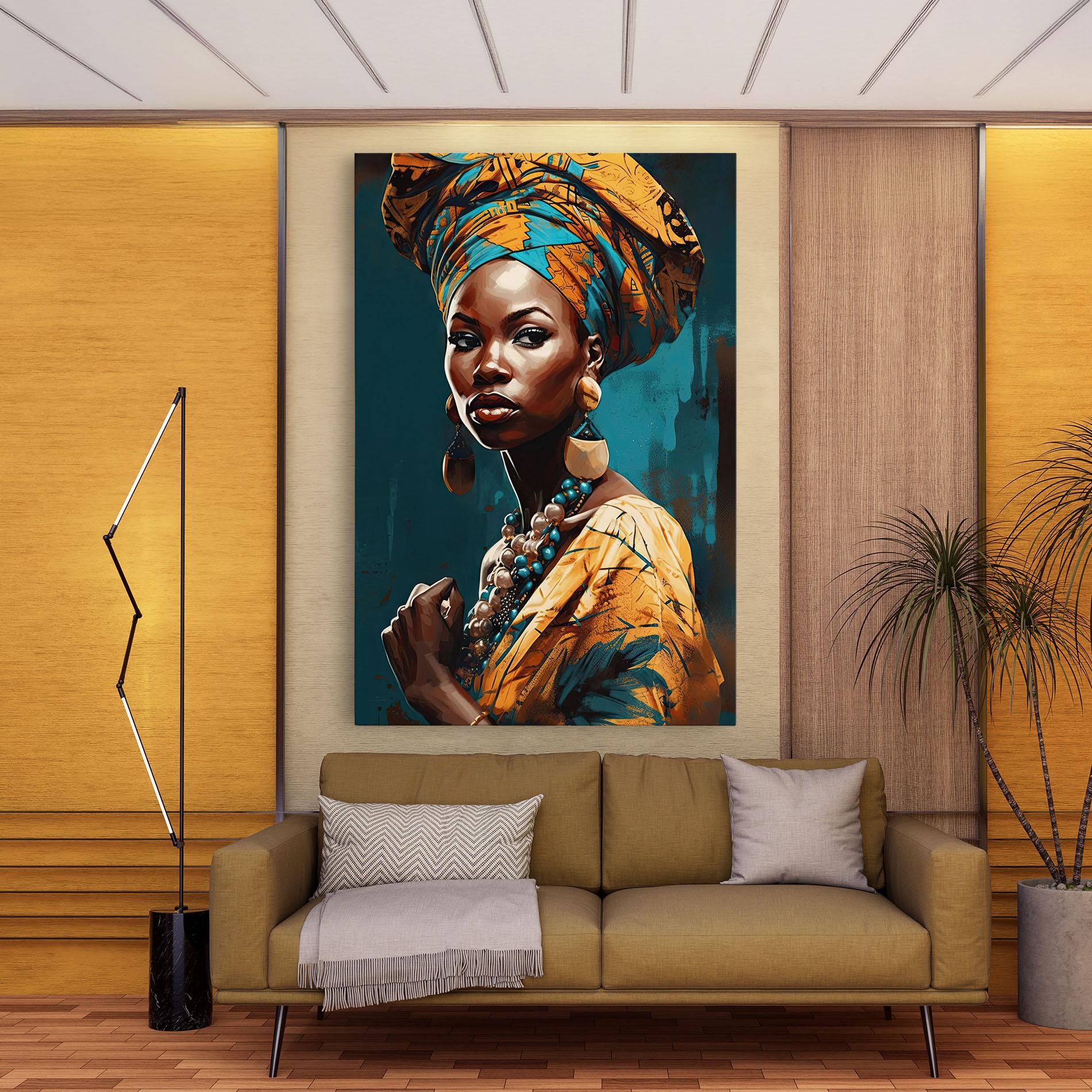 Leinwandbild Azure Chic Woman mockup 9