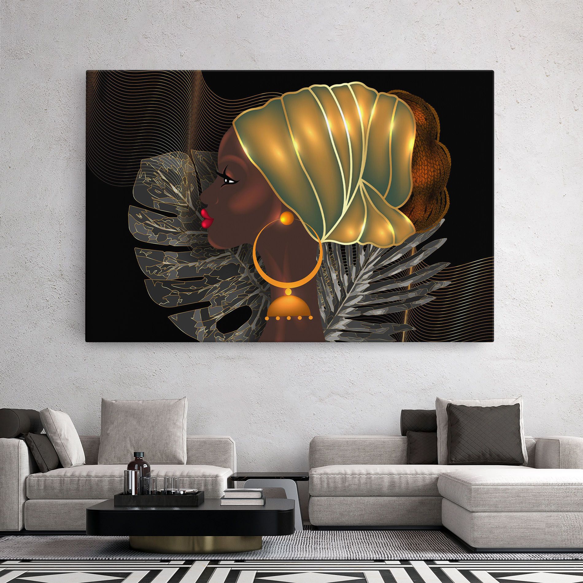 African Gold Leaf mockup 2