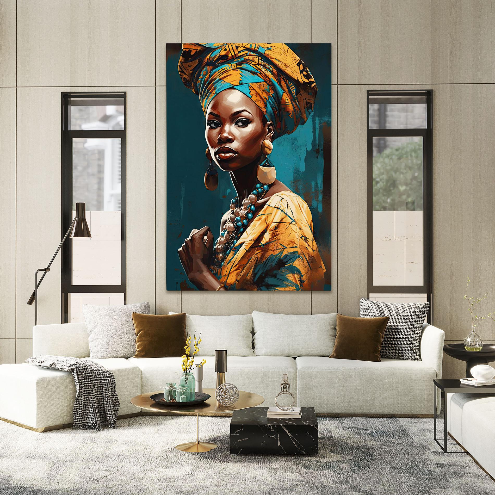 Leinwandbild Azure Chic Woman mockup 2