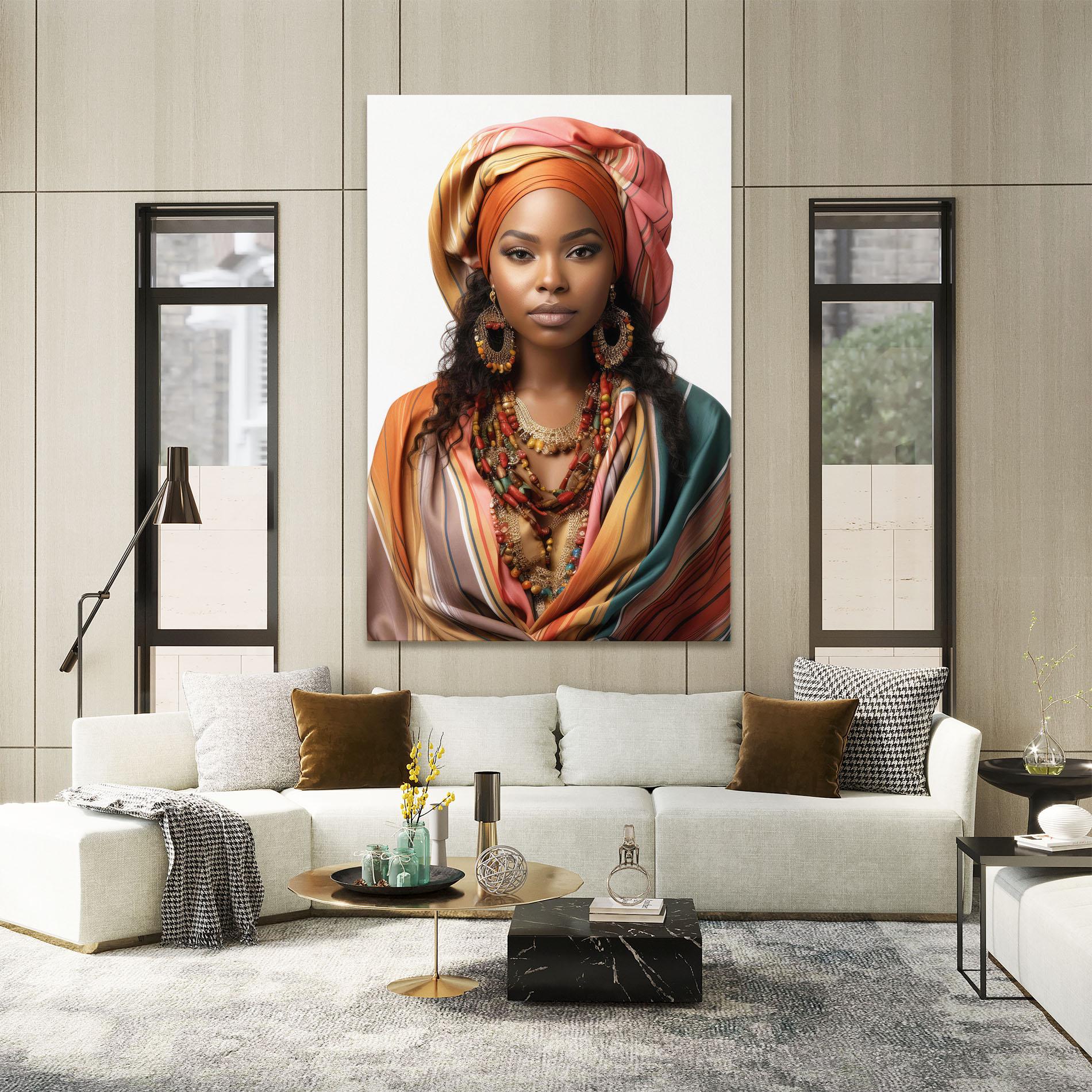 Leinwandbild East African Woman mockup 2
