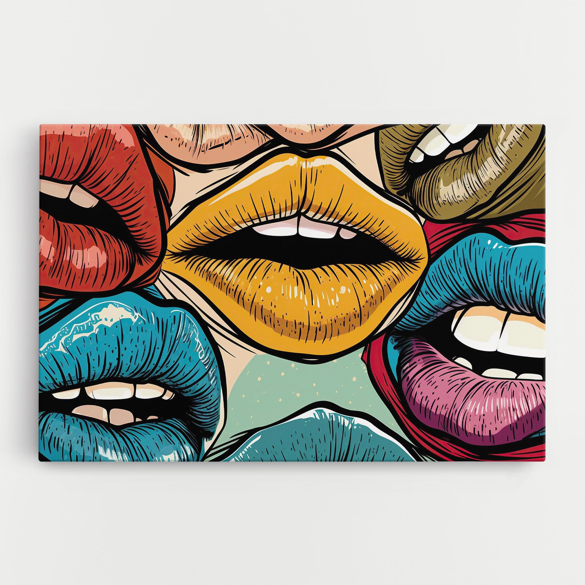 Comic Book Color Lips mockup 0