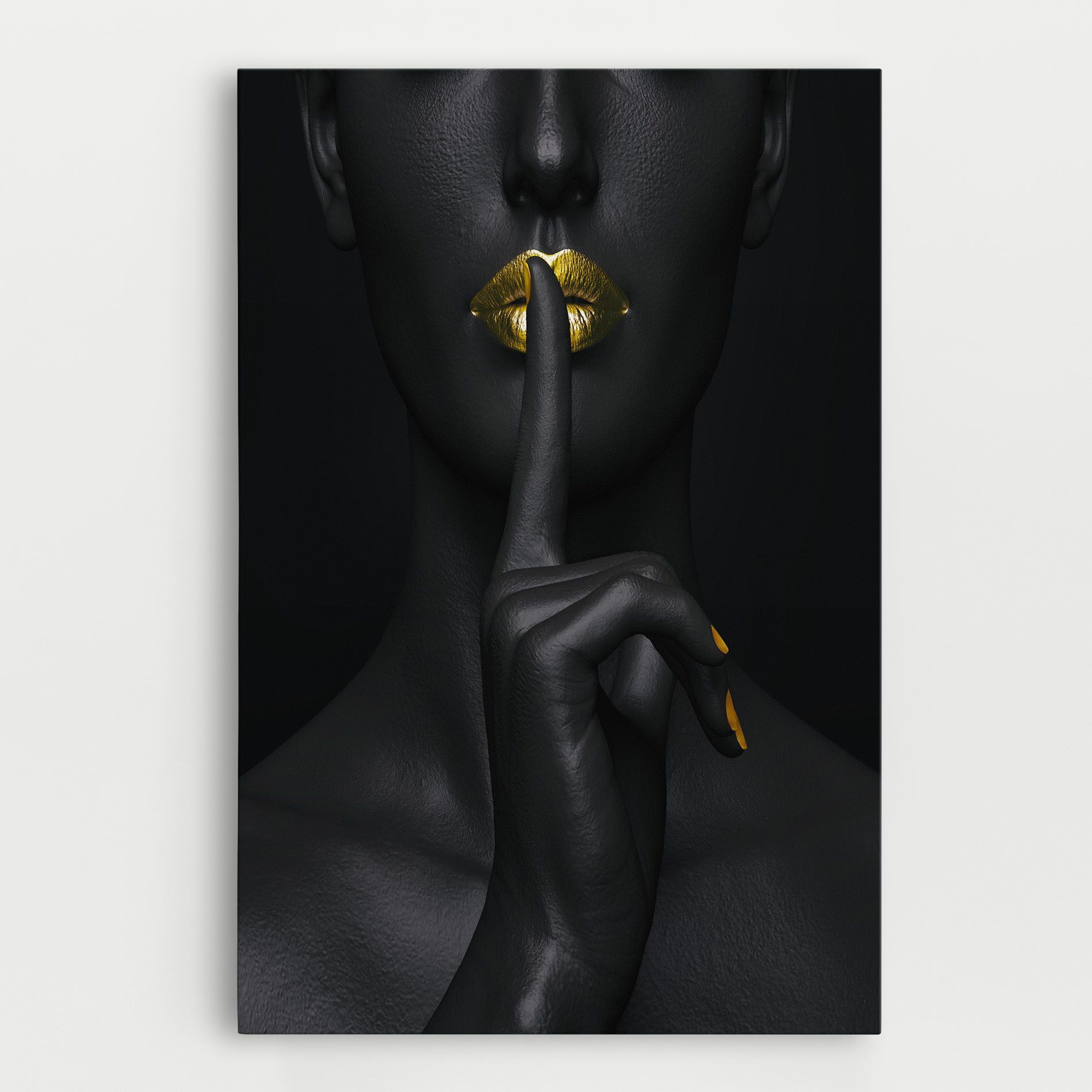 Silence Lips Portrait mockup 0