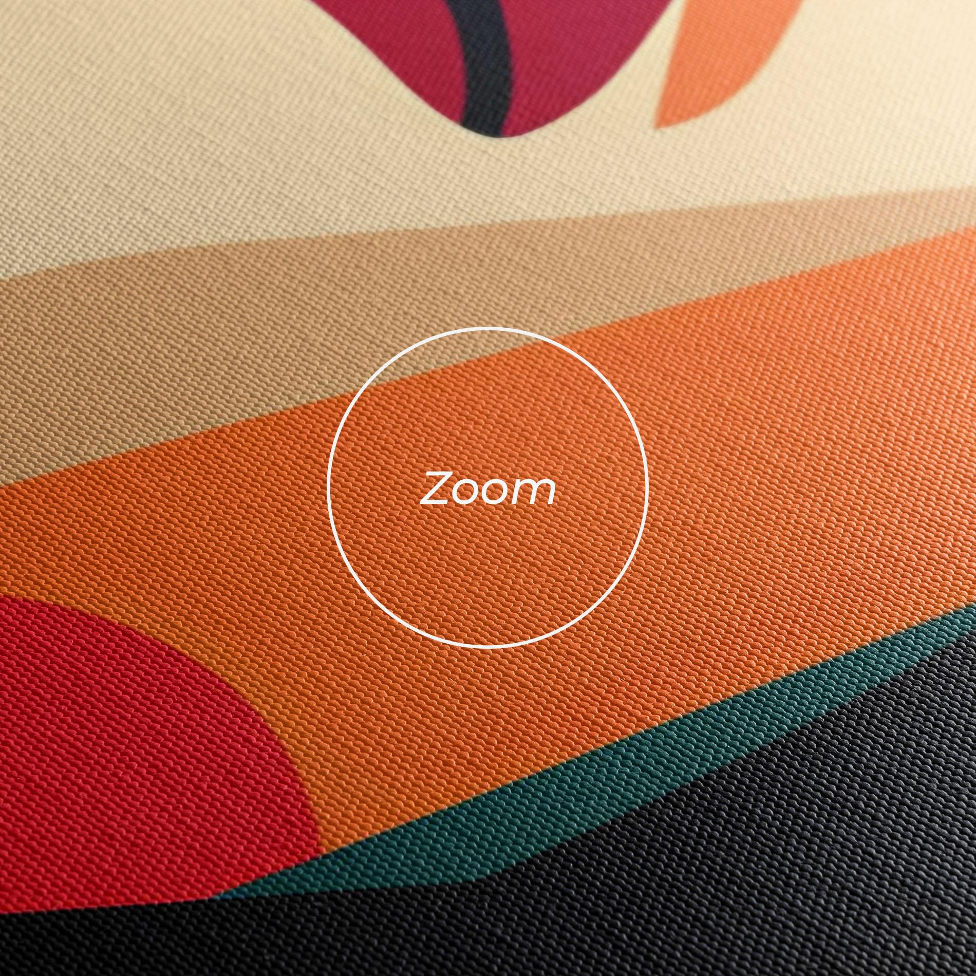 Leinwandbild Abstract Lips mockup 3