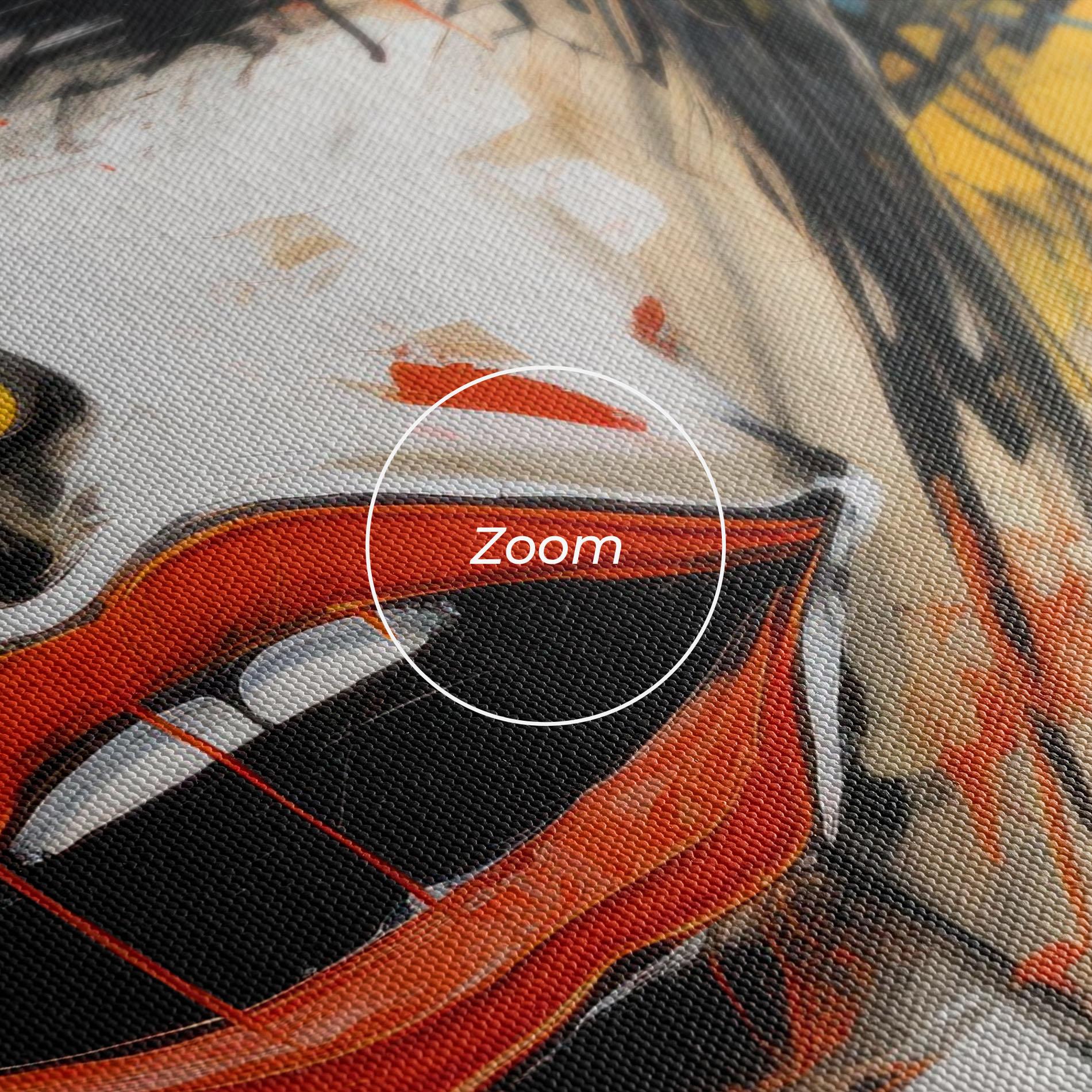 Leinwandbild Abstract Woman Lips mockup 3