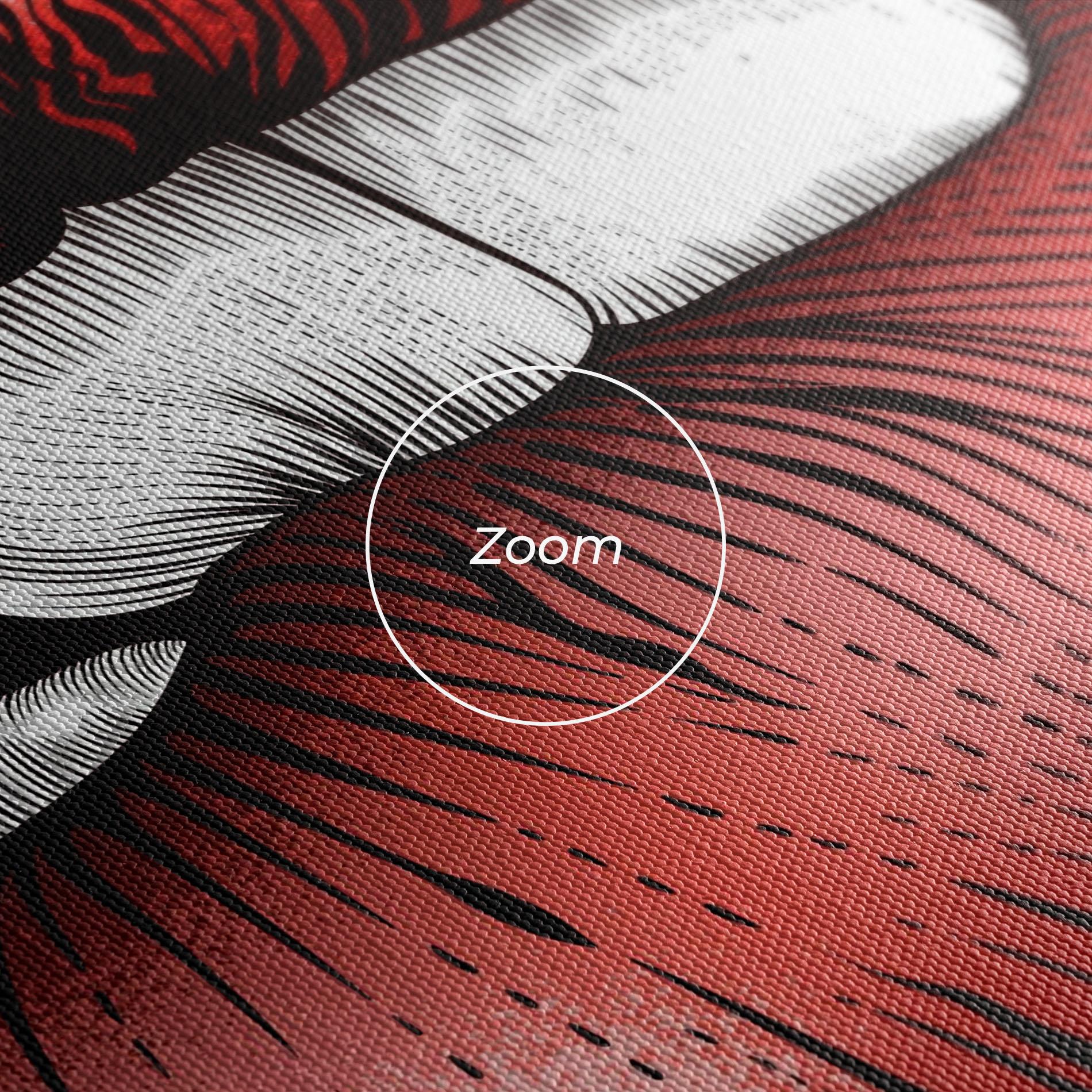 Leinwandbild Lips Pop Artistic mockup 3