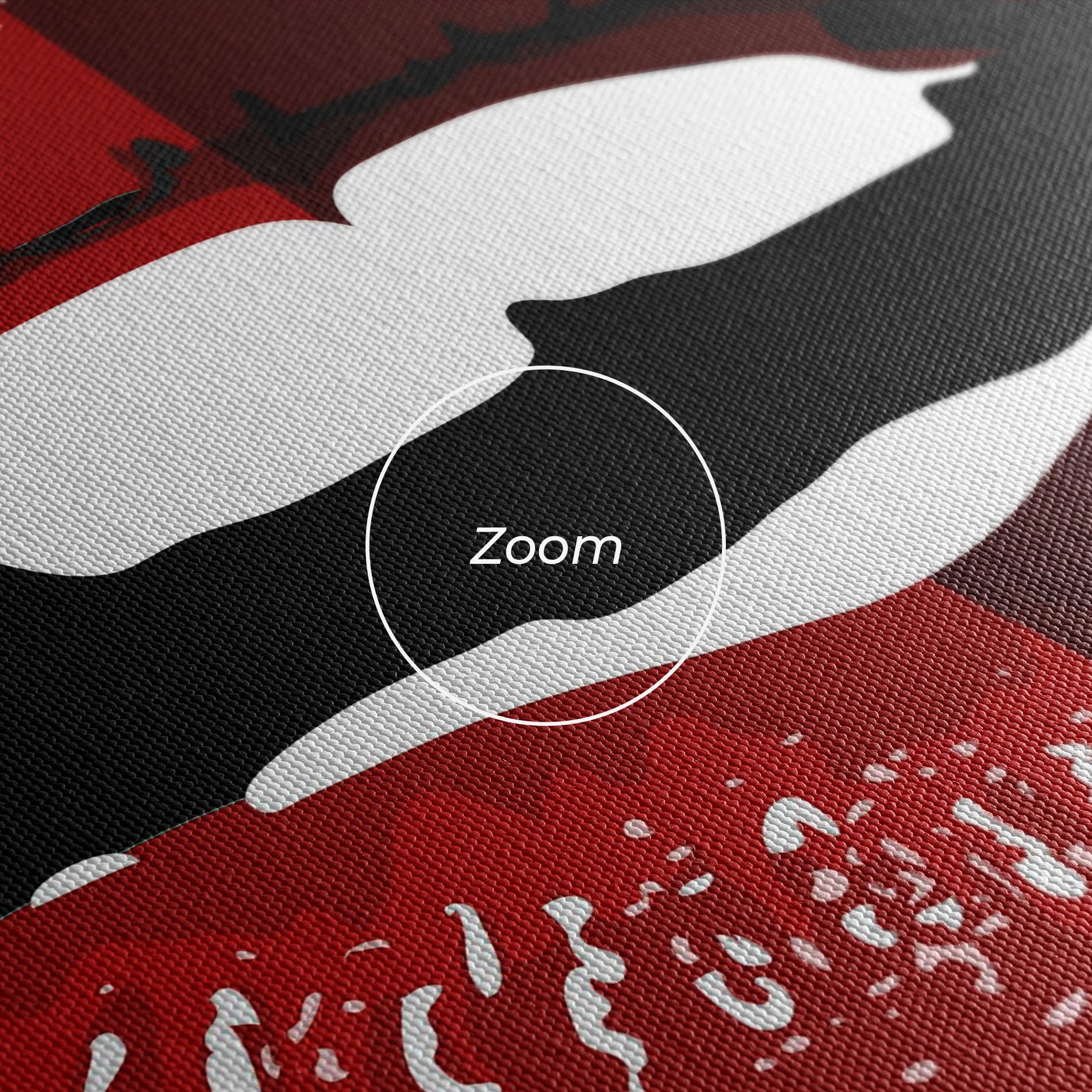 Leinwandbild Red Shade Lips mockup 3