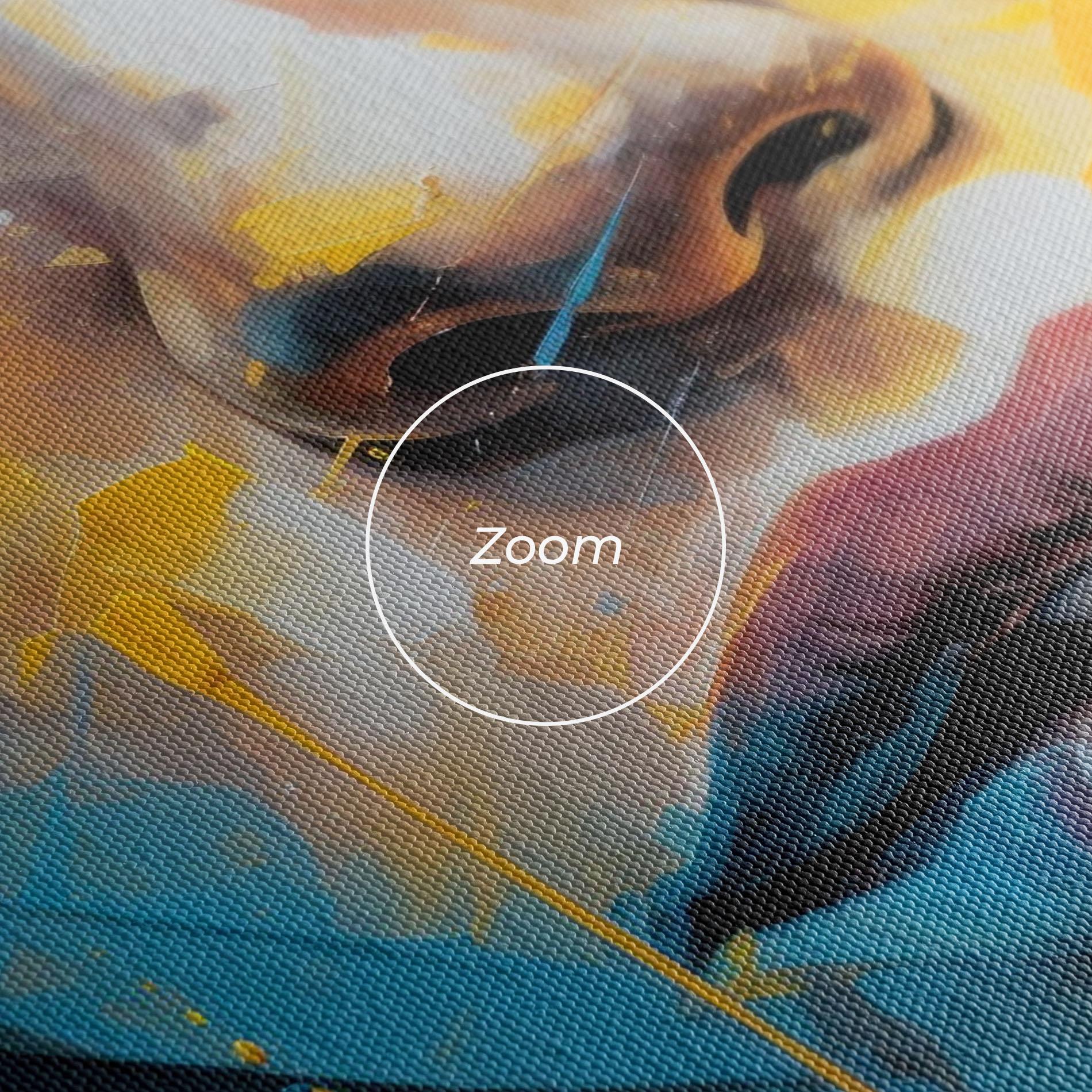 Leinwandbild Woman Abstract Lips mockup 3