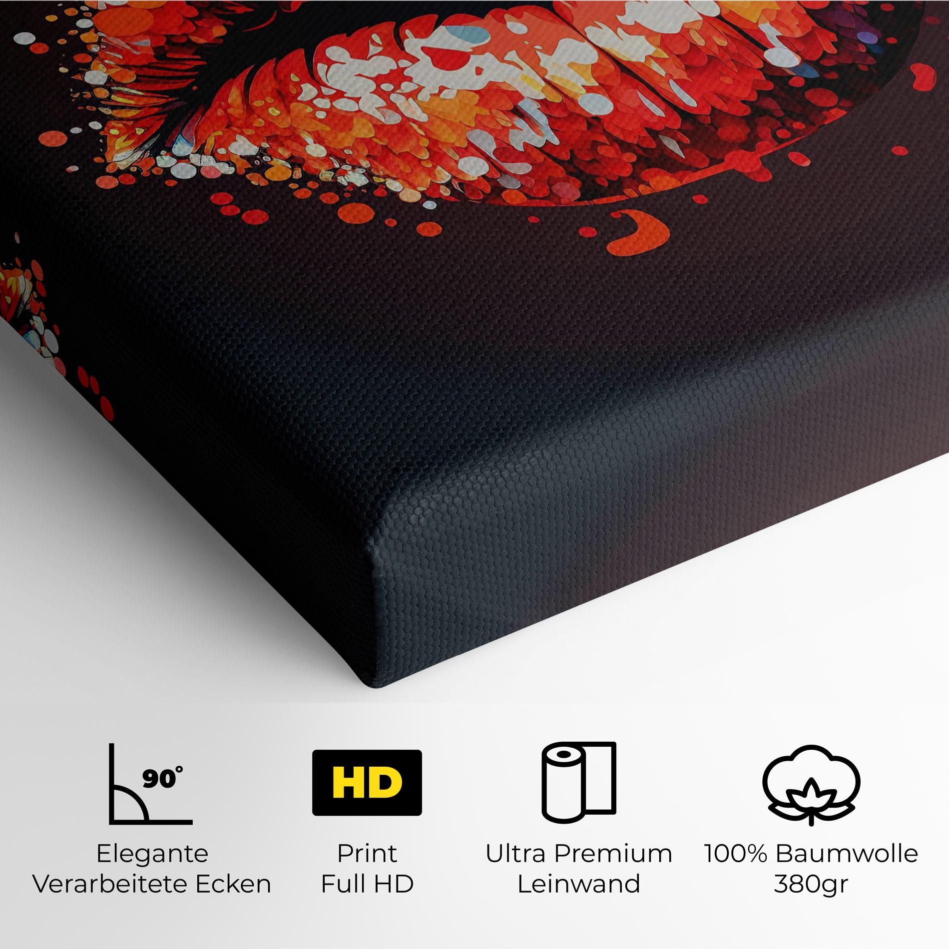 Red Lips With Word Lips It mockup 4