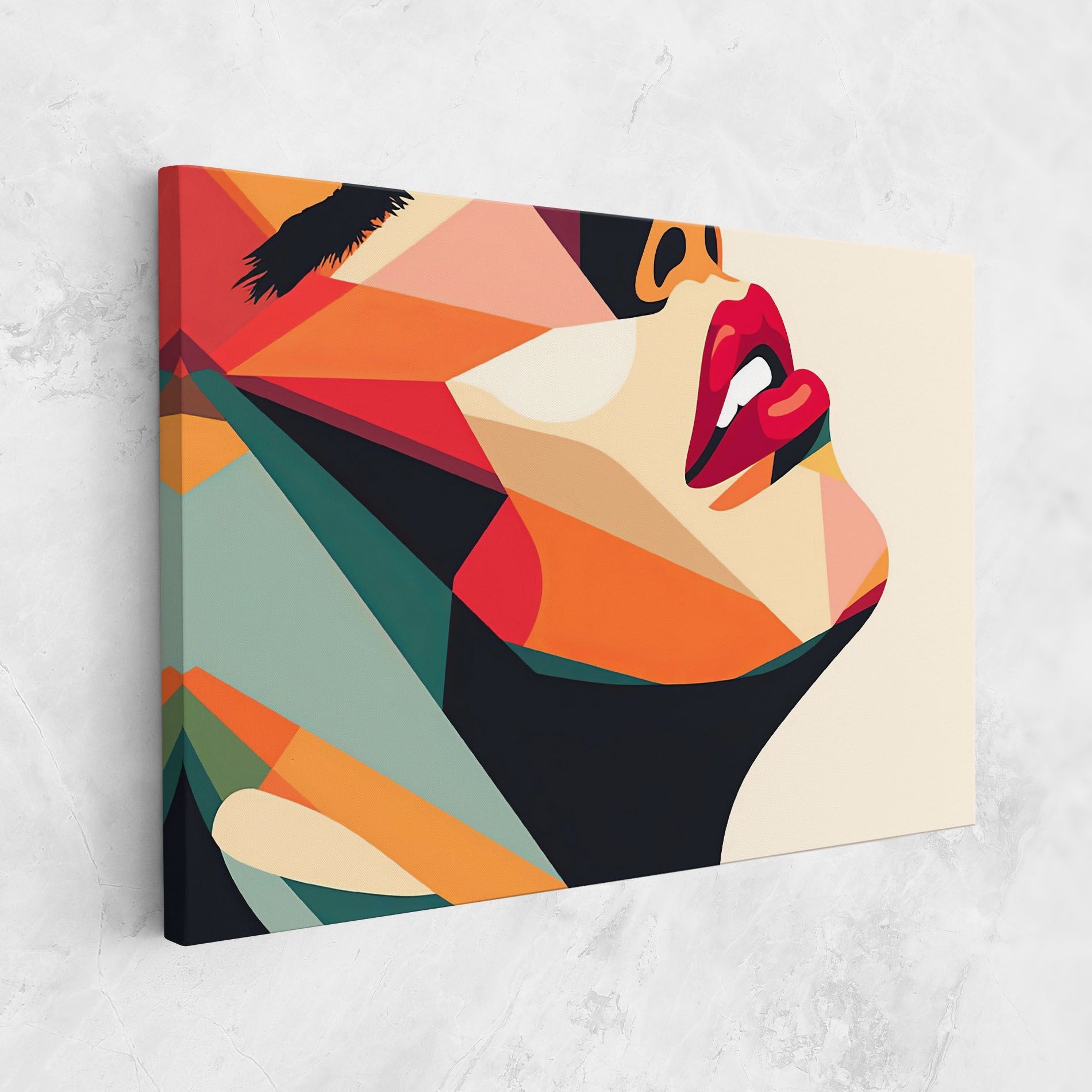 Abstract Lips mockup 1